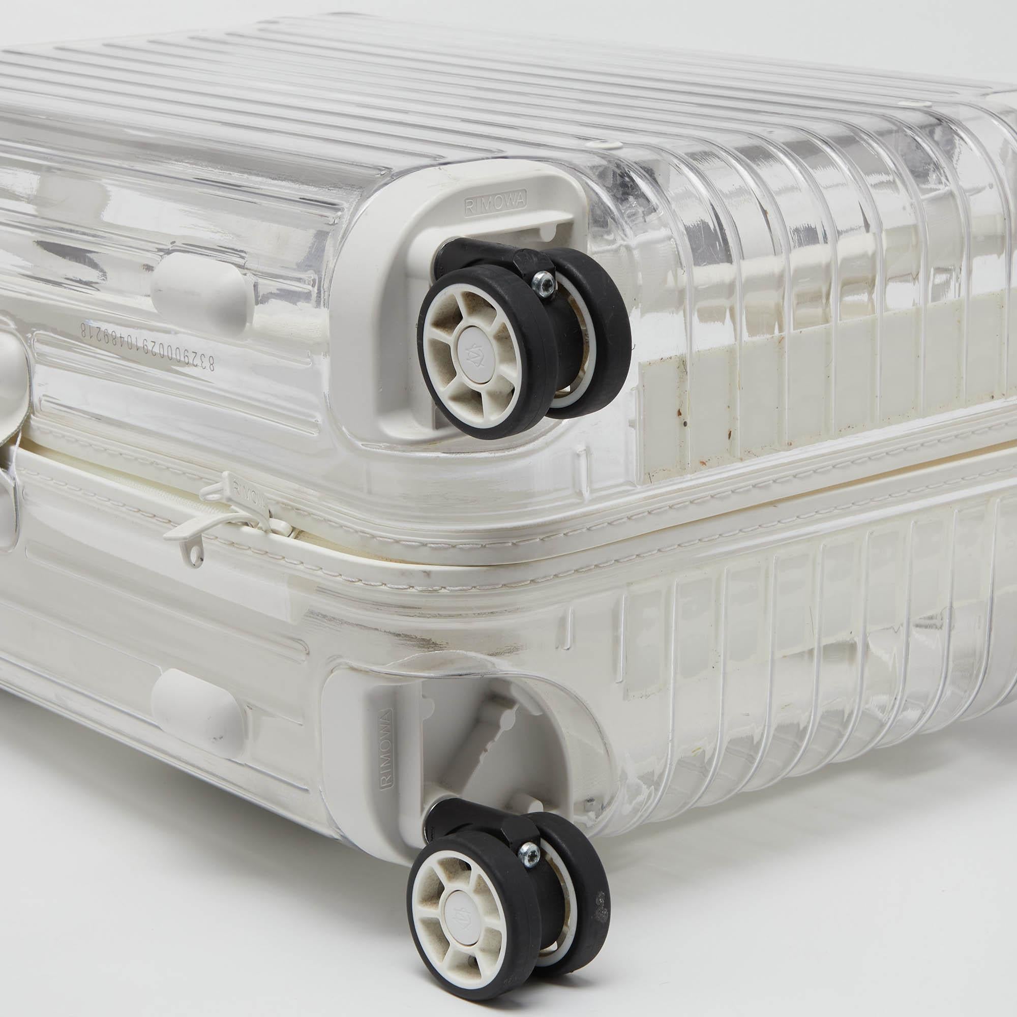 Off-White x Rimowa White/Transparent Plexiglass See Through Suitcase 5