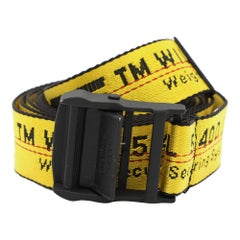 Cintura industriale in nylon giallo/nero Whiting 200 CM