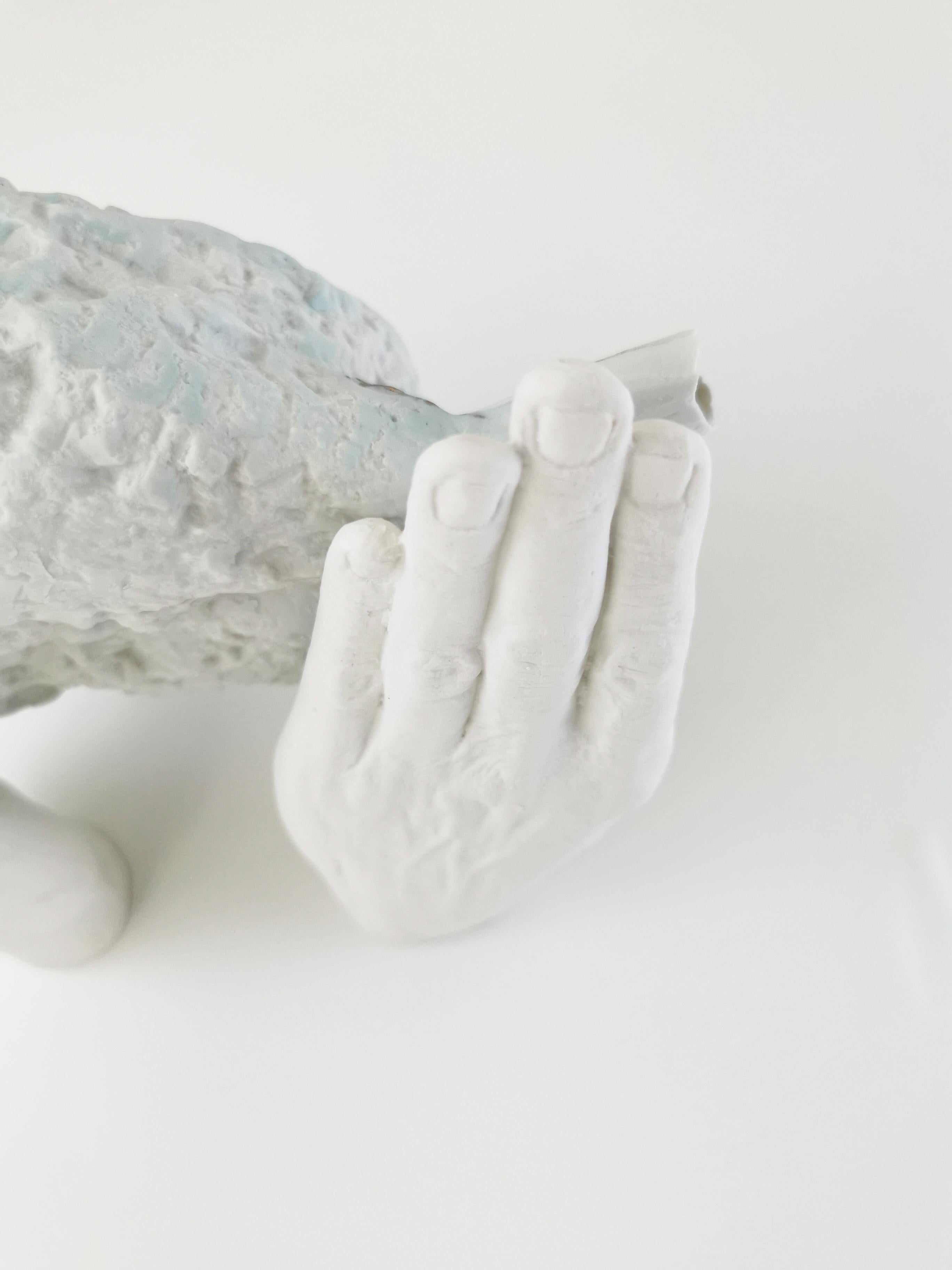 Post-Modern Offering Healing Wall Sculpture by Dora Stanczel For Sale