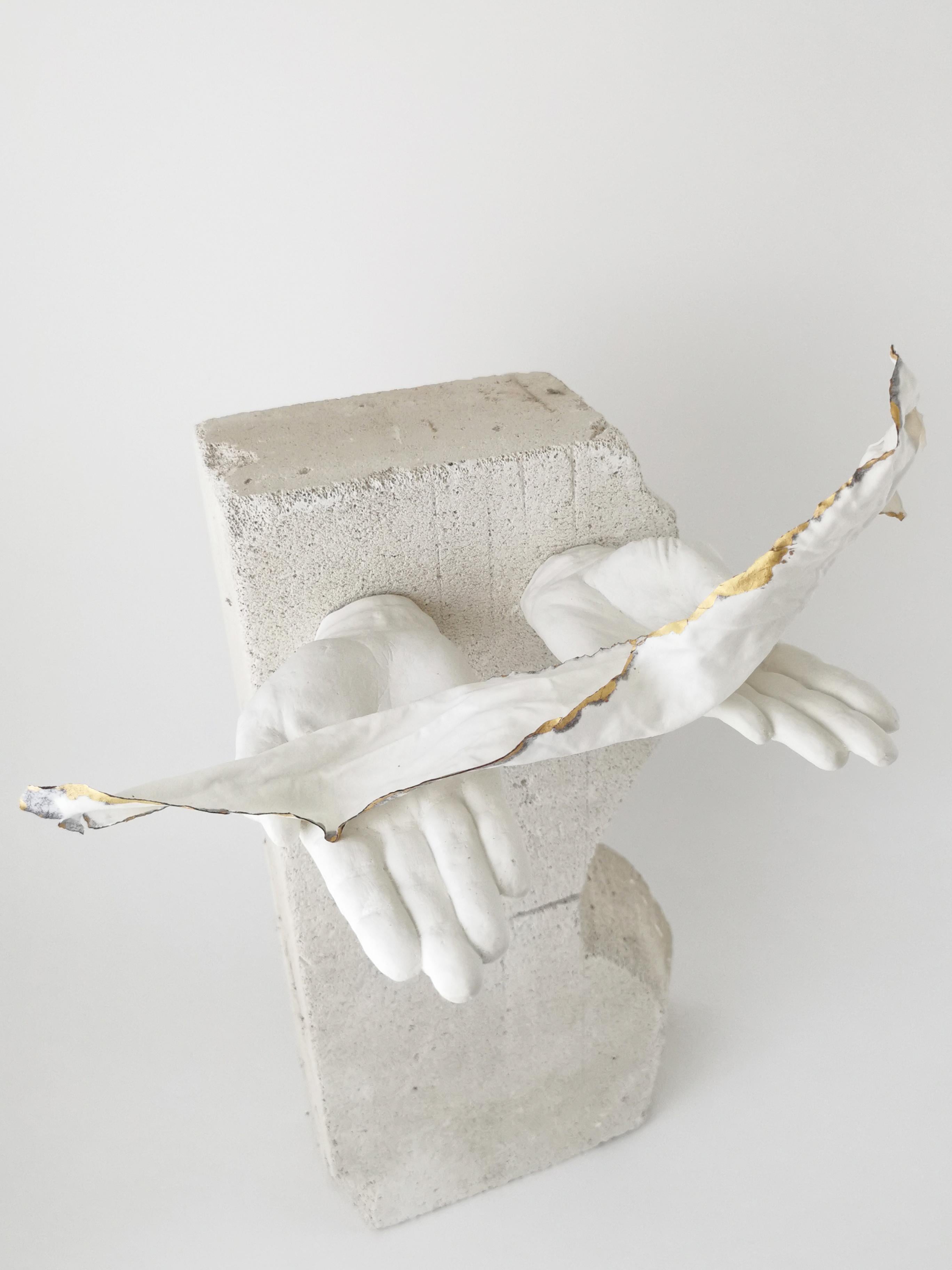 Contemporary Offering II Sculpture by Dora Stanczel For Sale