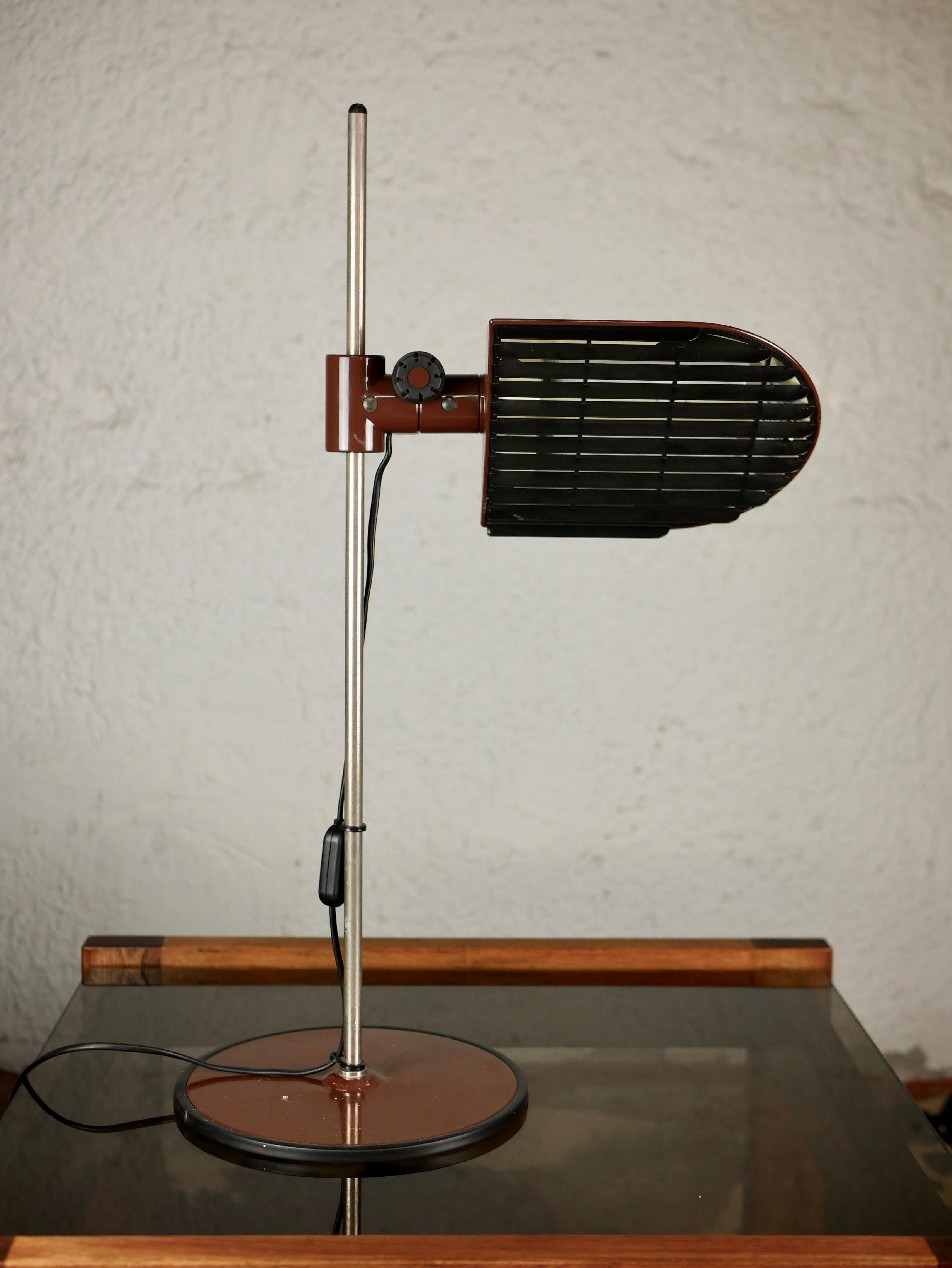 Metal Office Adjustable Lamp by Fagerhultz, Sweden, 1970s