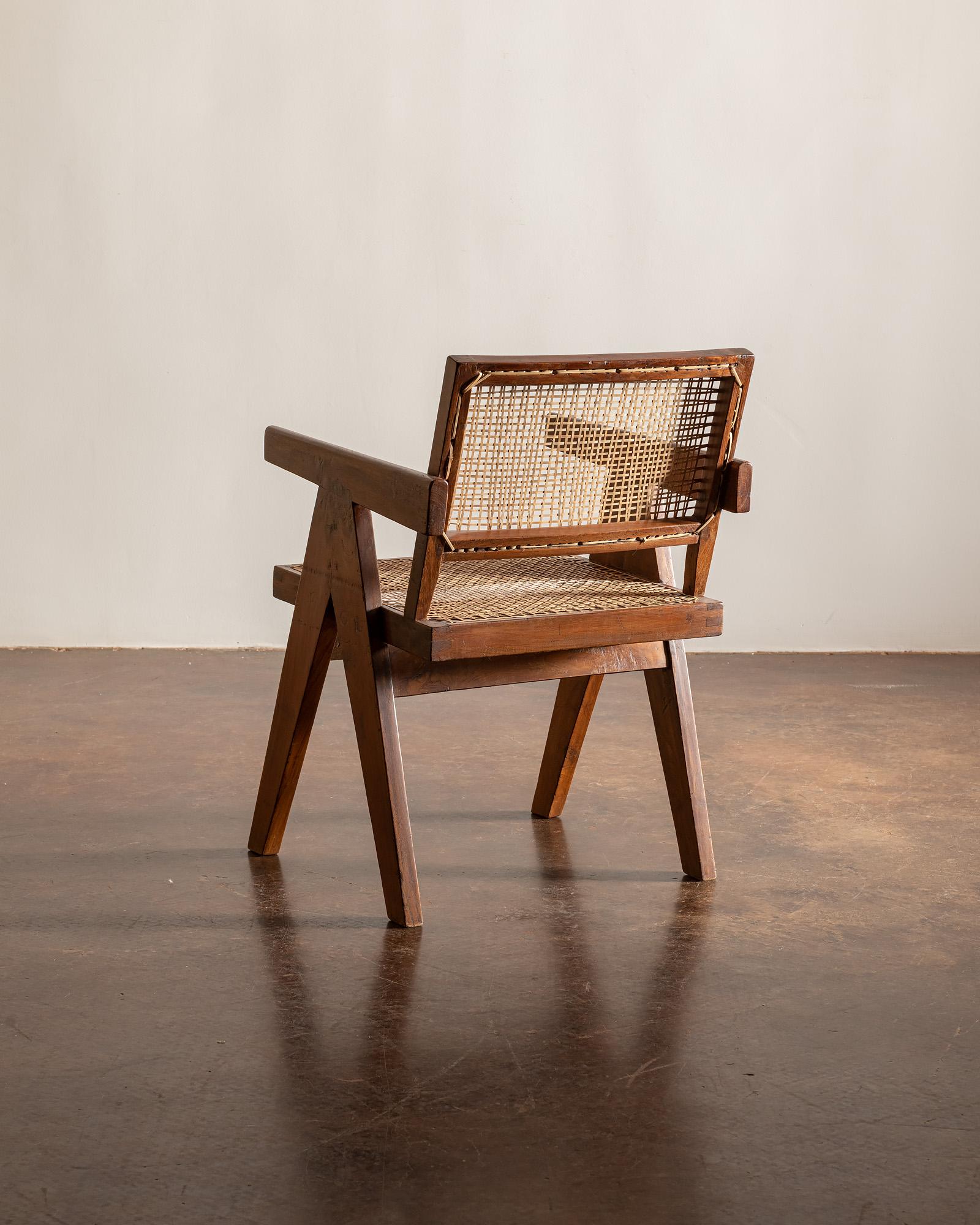 Office Armchair by Pierre Jeanneret, India, 1950s 3