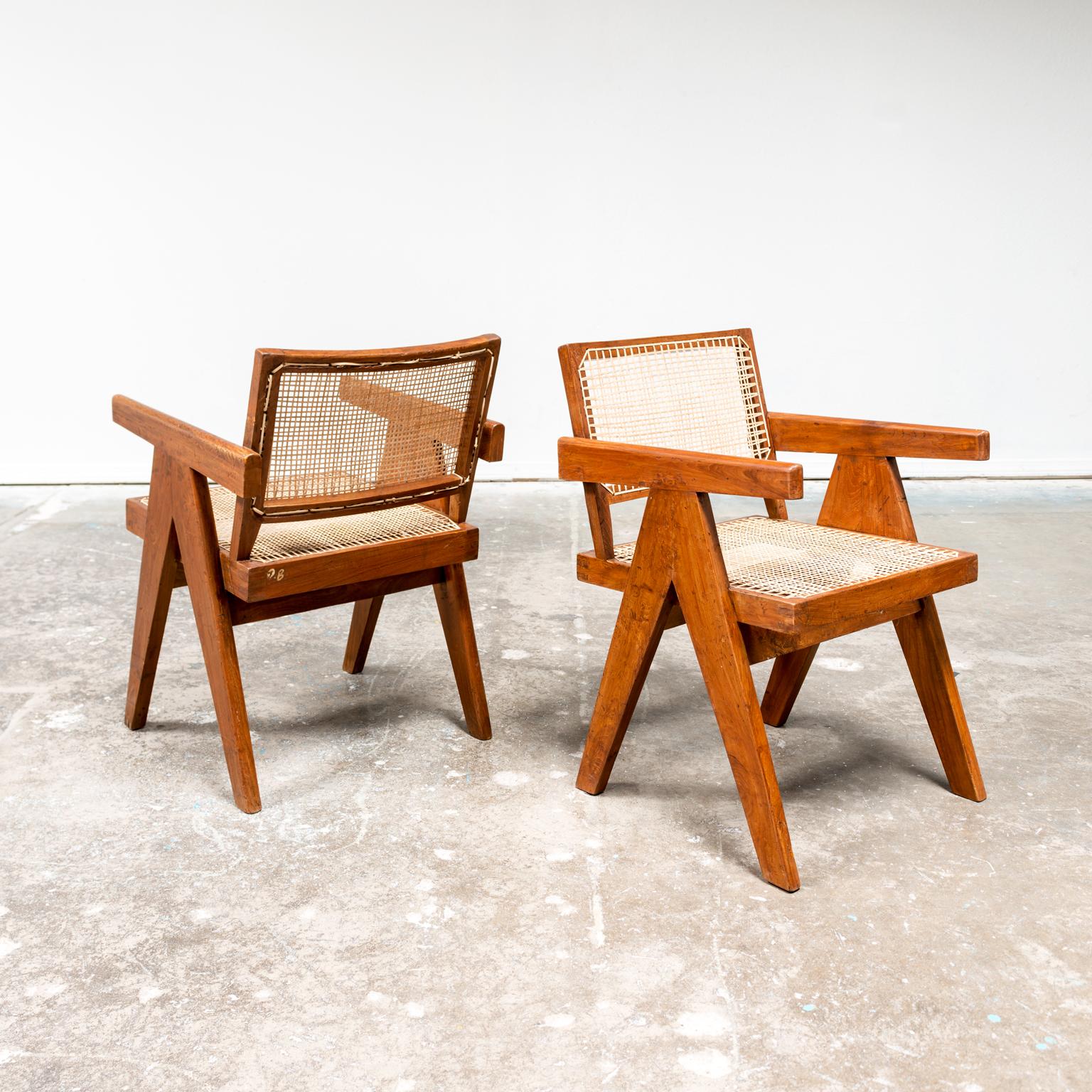 Office Armchair by Pierre Jeanneret, India, 1950s 10