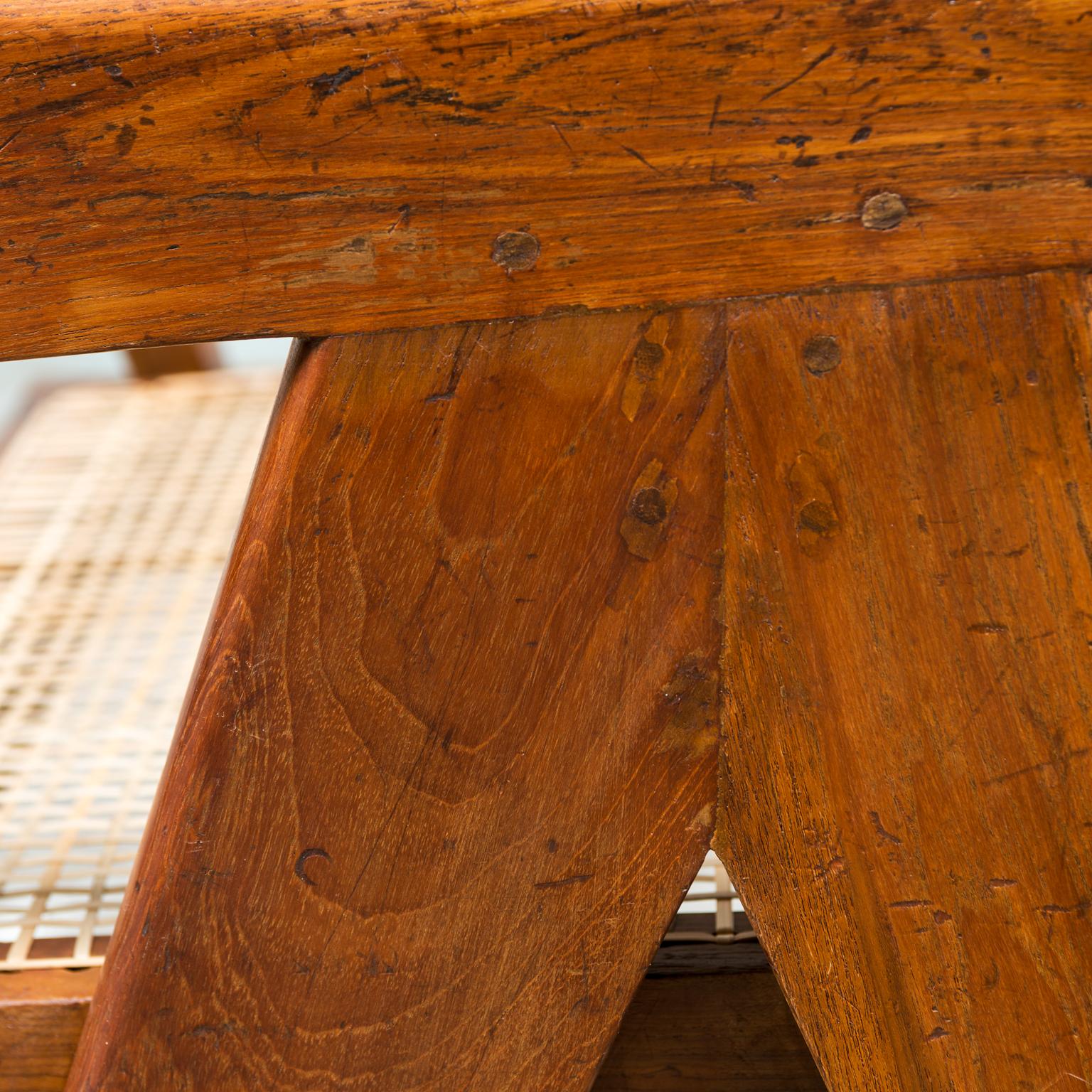 Indian Office Armchair by Pierre Jeanneret, India, 1950s