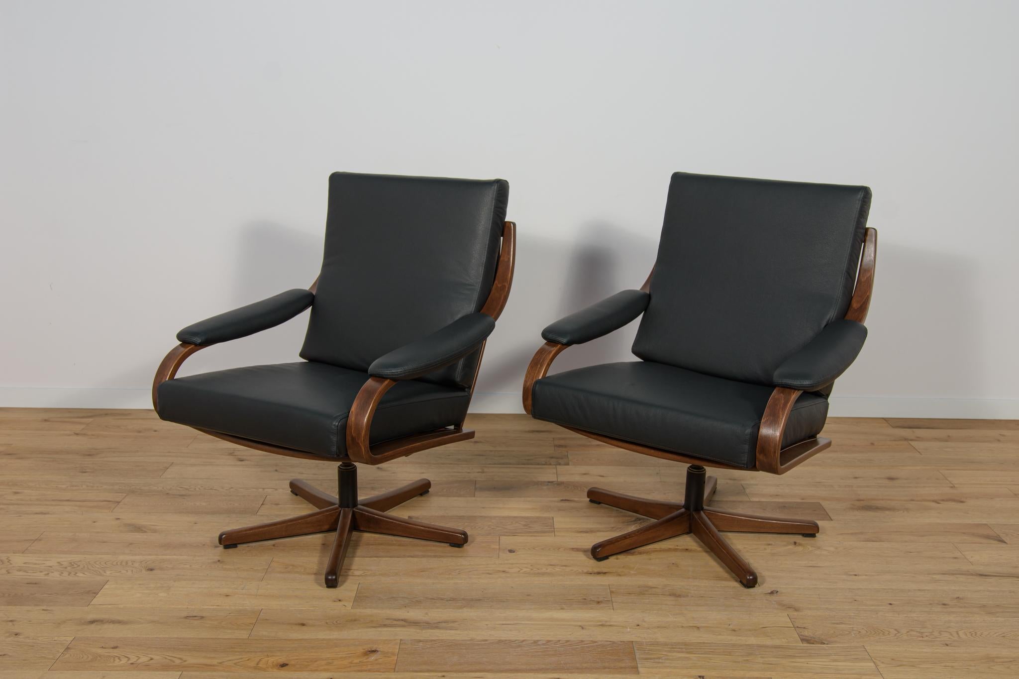 Norwegian Office Armchairs from Soda Galvano, Norway, 1960s, set of 2 For Sale