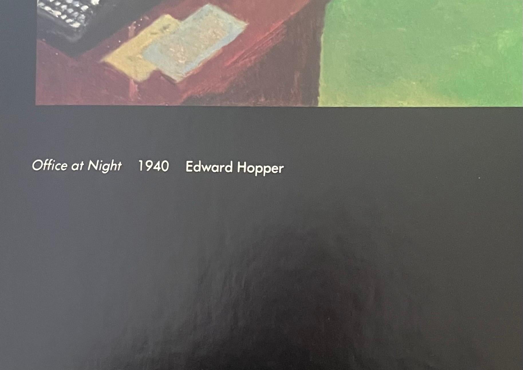 Papier « Office at Night » de Walker Art Center Lithographie / Affiche d'Edward Hopper en vente