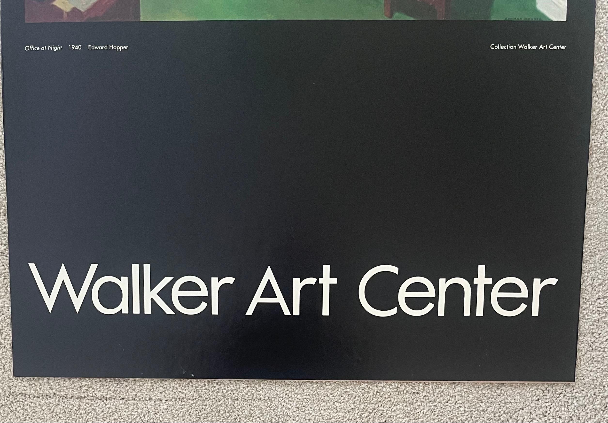 « Office at Night » de Walker Art Center Lithographie / Affiche d'Edward Hopper en vente 2