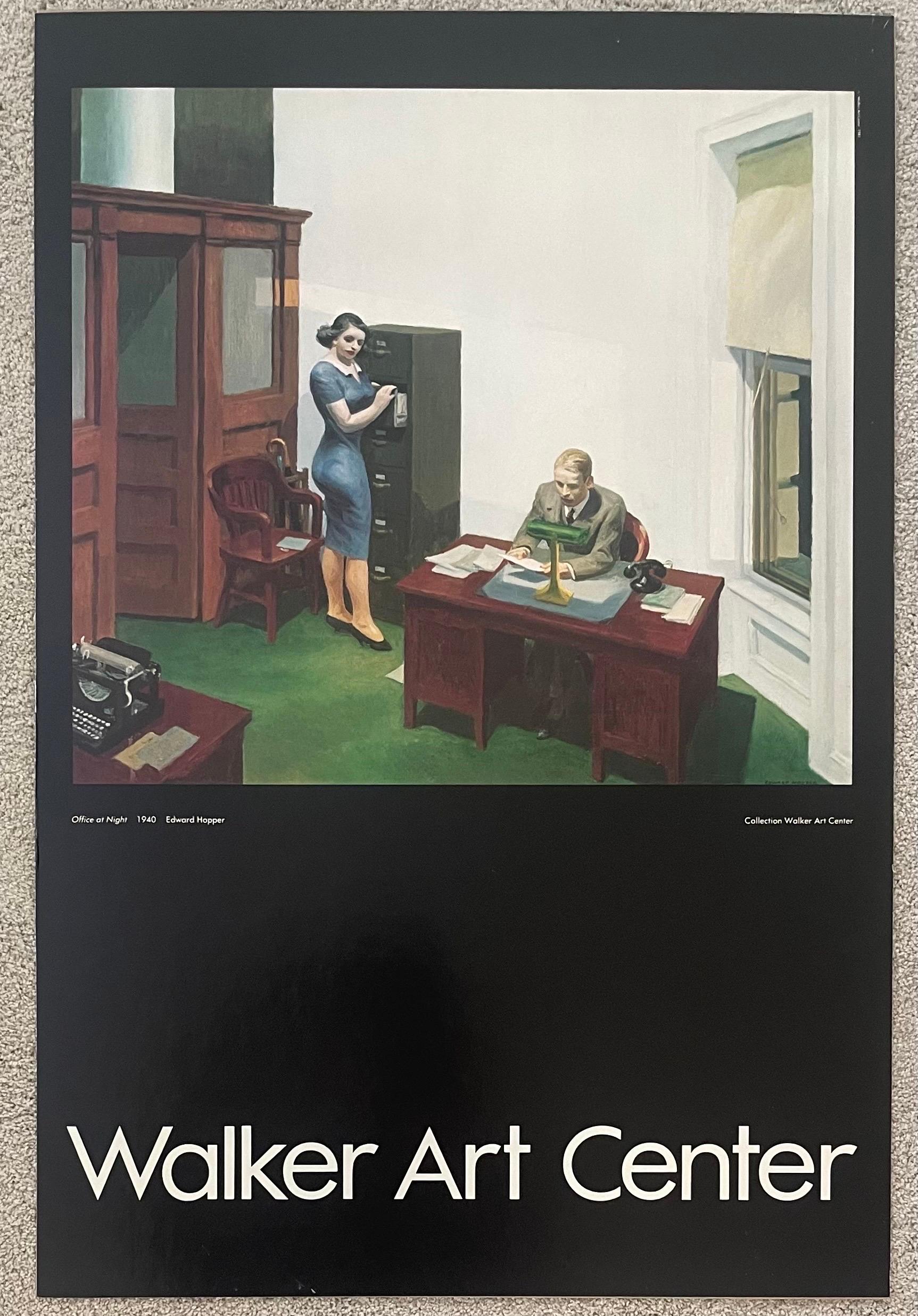 « Office at Night » de Walker Art Center Lithographie / Affiche d'Edward Hopper en vente 3