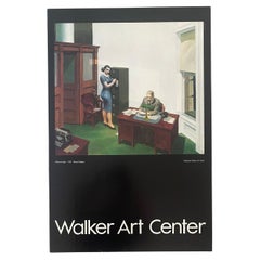 "Office at Night" from Walker Art Center Lithograph / Poster by Edward Hopper