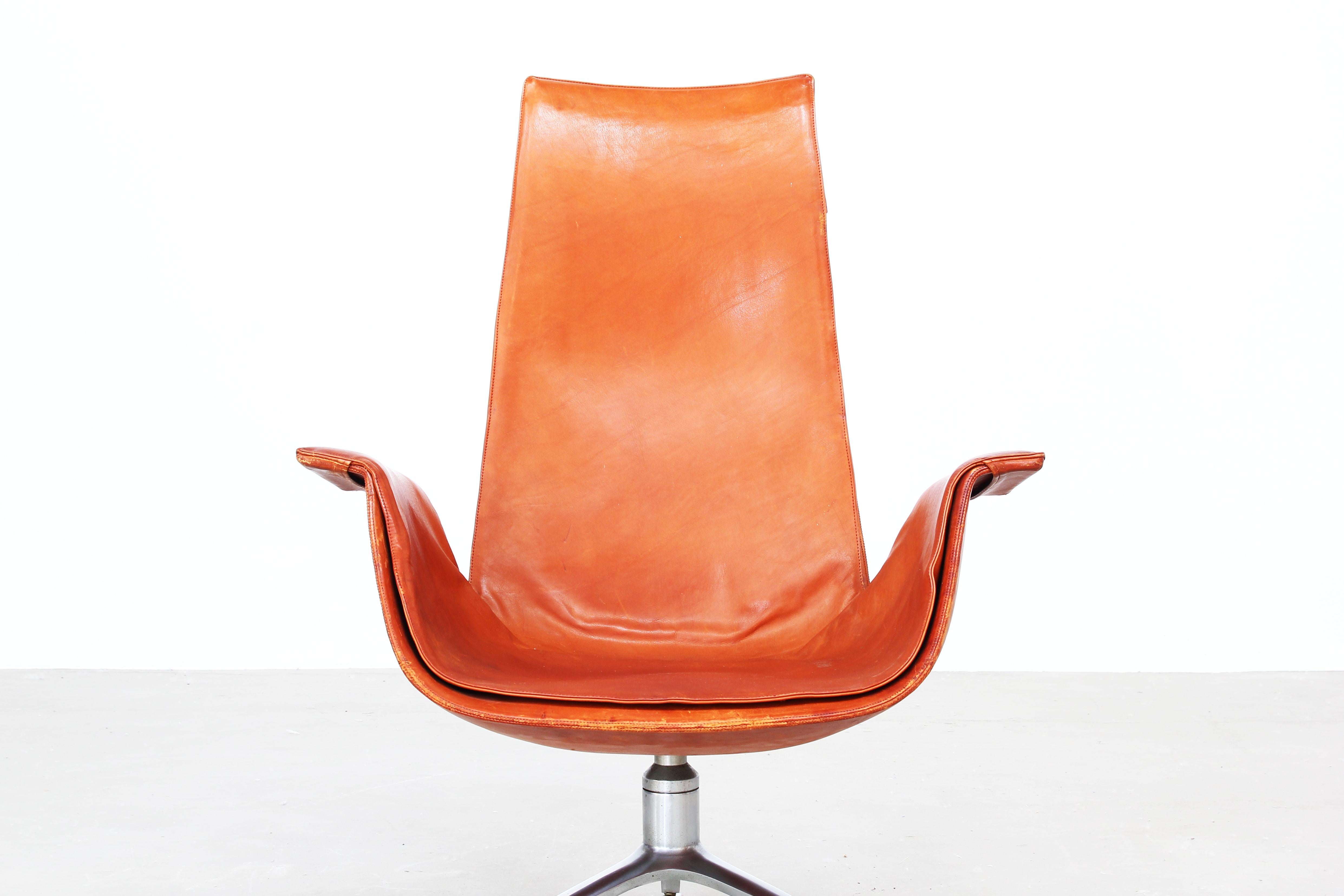 Danish Bird Tulip Chair by Fabricius & Kastholm for Alfred Kill International 5