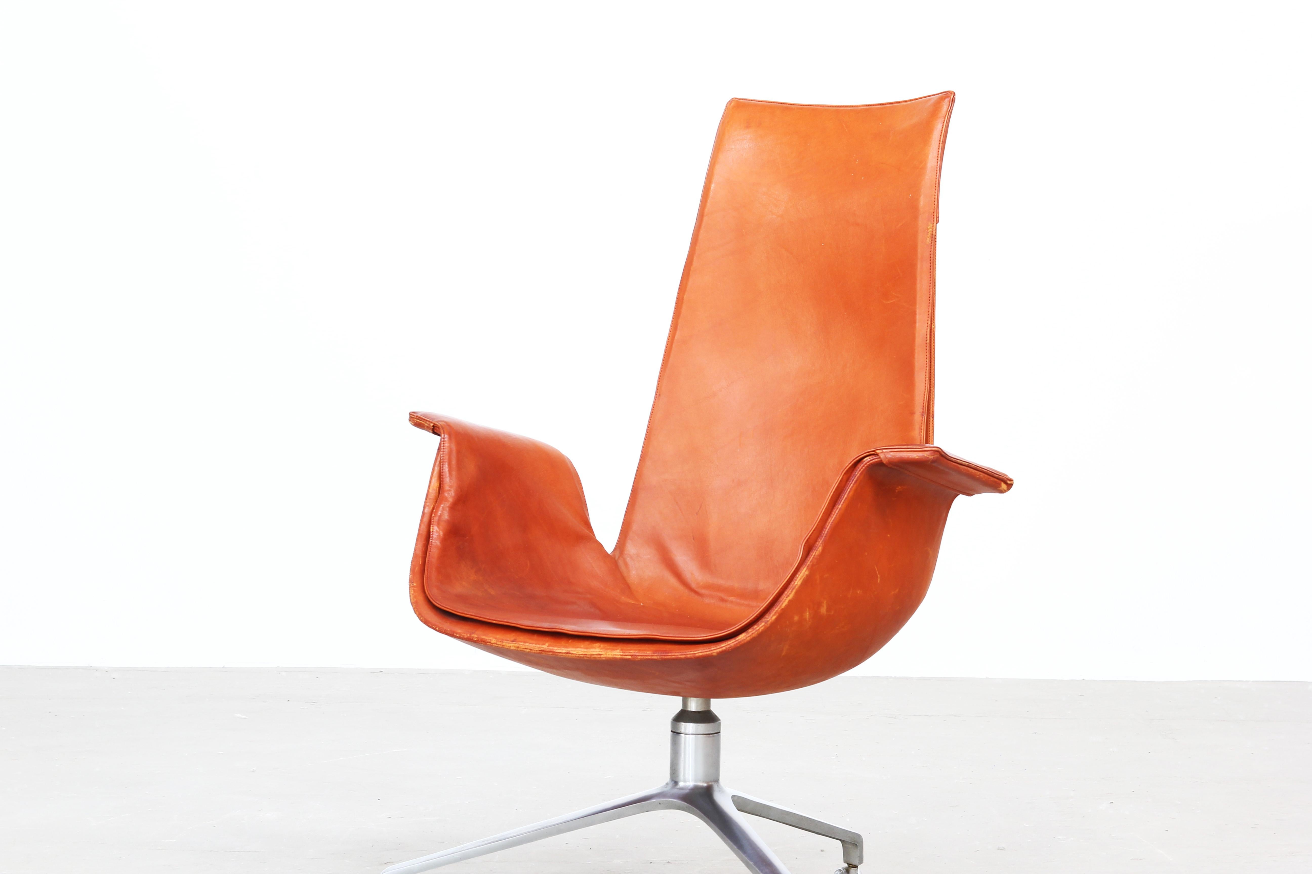 Danish Bird Tulip Chair by Fabricius & Kastholm for Alfred Kill International 6