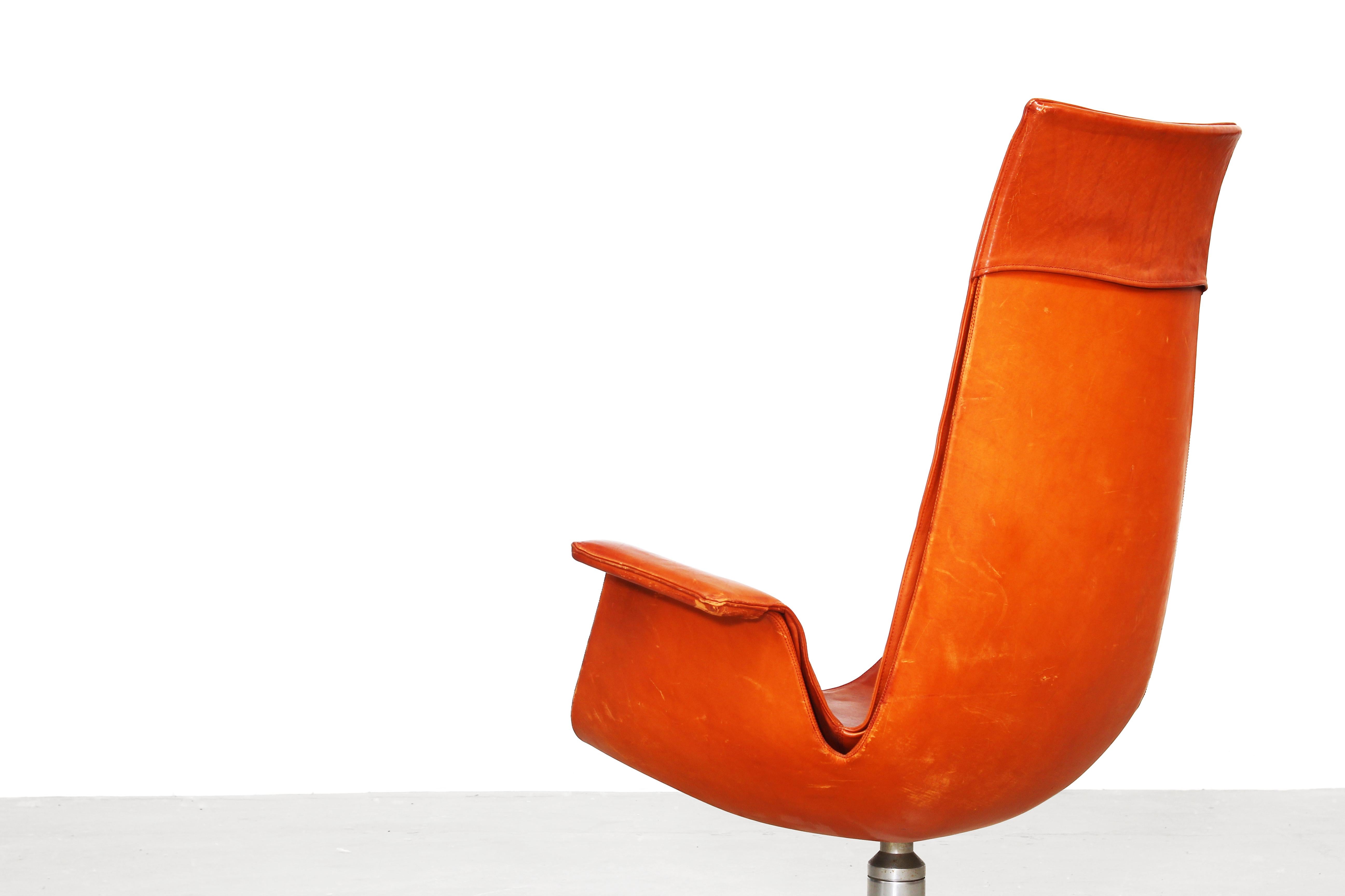Danish Bird Tulip Chair by Fabricius & Kastholm for Alfred Kill International 8