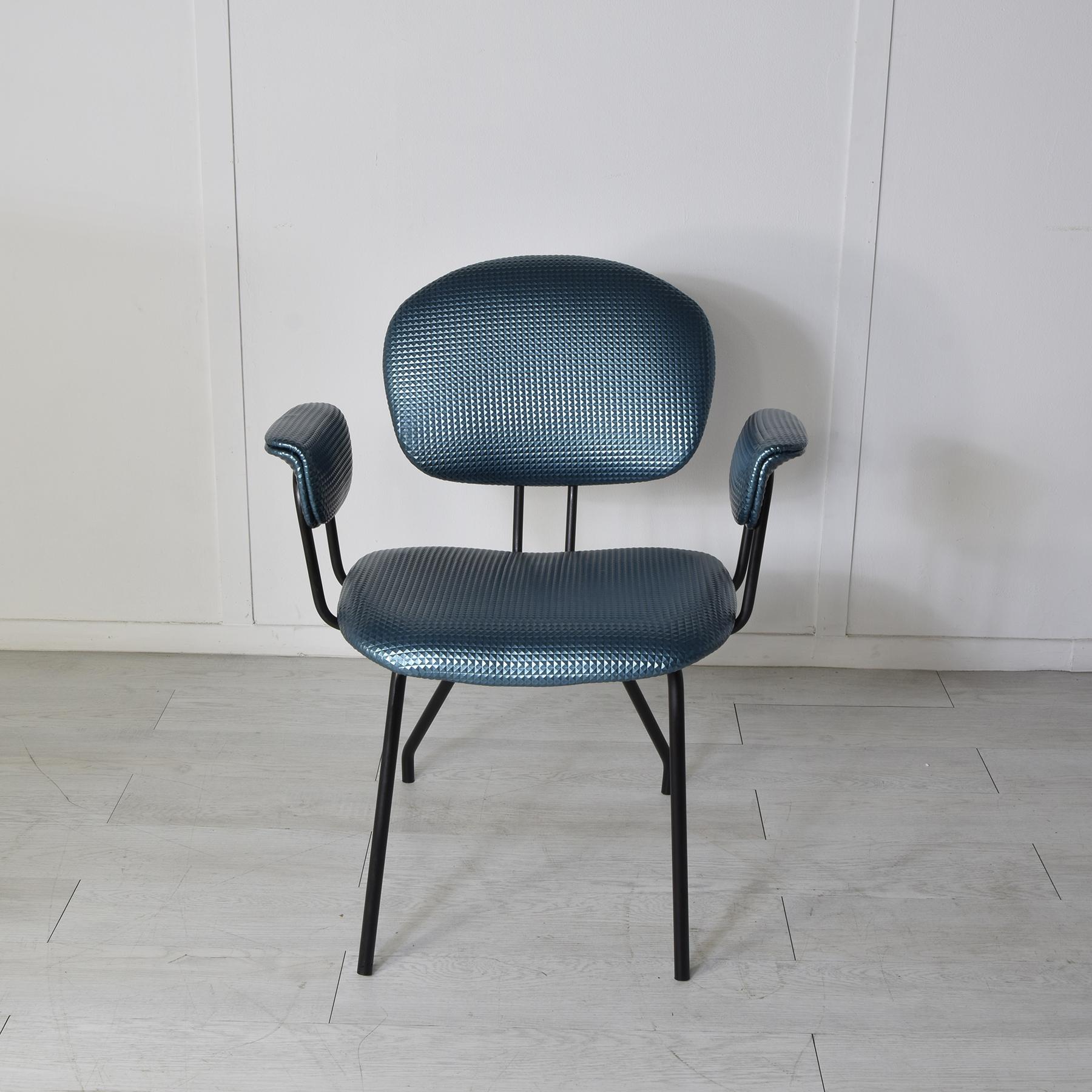 Mid-Century Modern Chaise de bureau MIM Rome 1960s. en vente