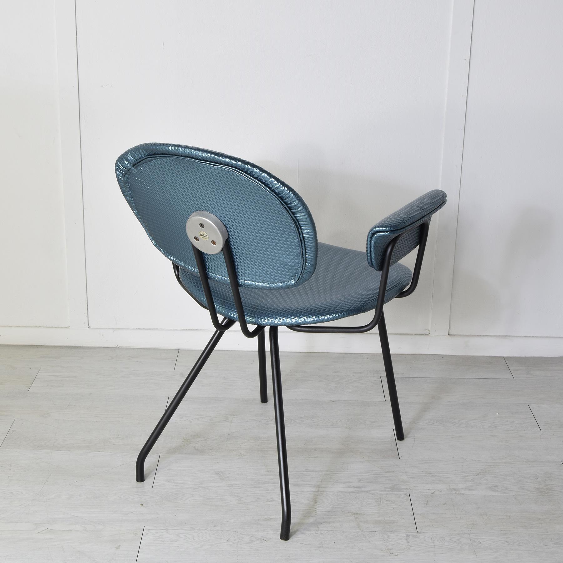 Mid-20th Century Chaise de bureau MIM Rome 1960s. en vente