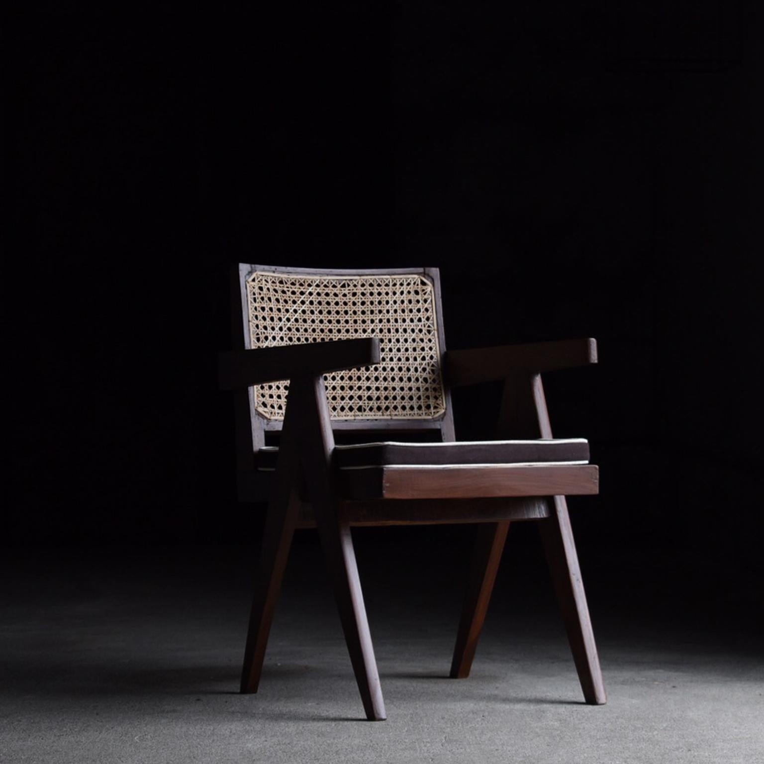 Office chair designed by Pierre Jeanneret for the Chandigarh project.

  