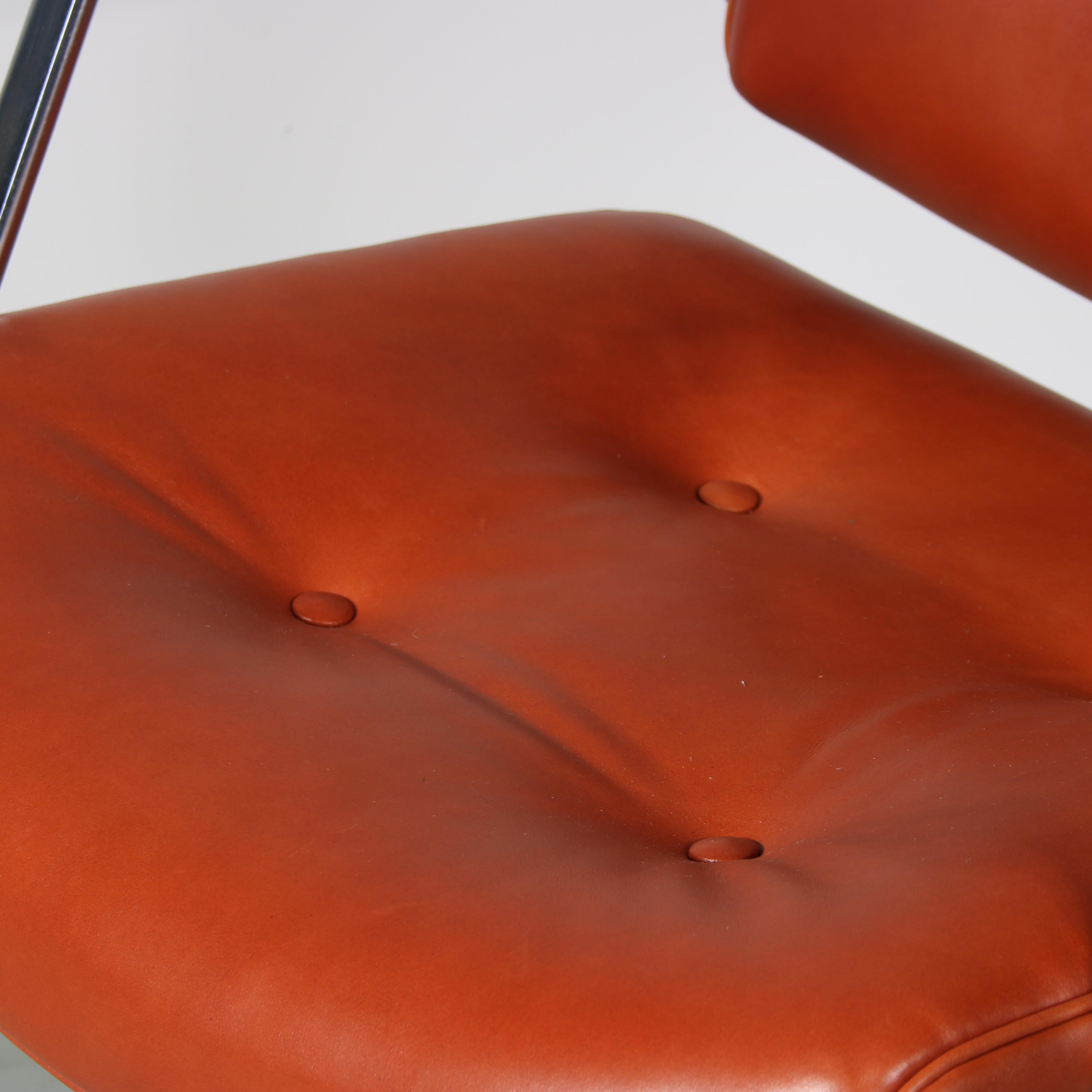 Office Chair by Preben Fabricius & Jorgen Kastholm for Kill International For Sale 5