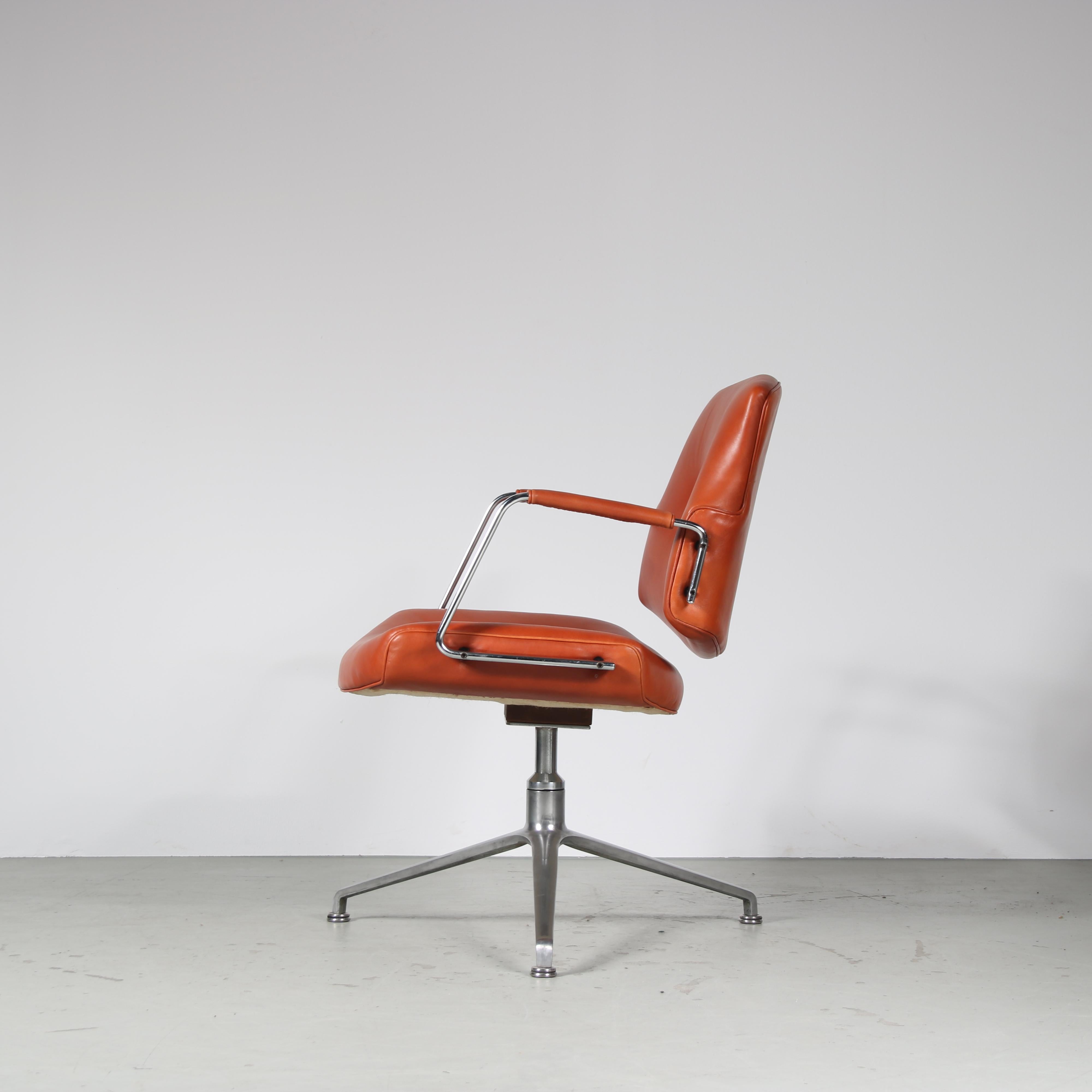 Office Chair by Preben Fabricius & Jorgen Kastholm for Kill International In Good Condition For Sale In Amsterdam, NL
