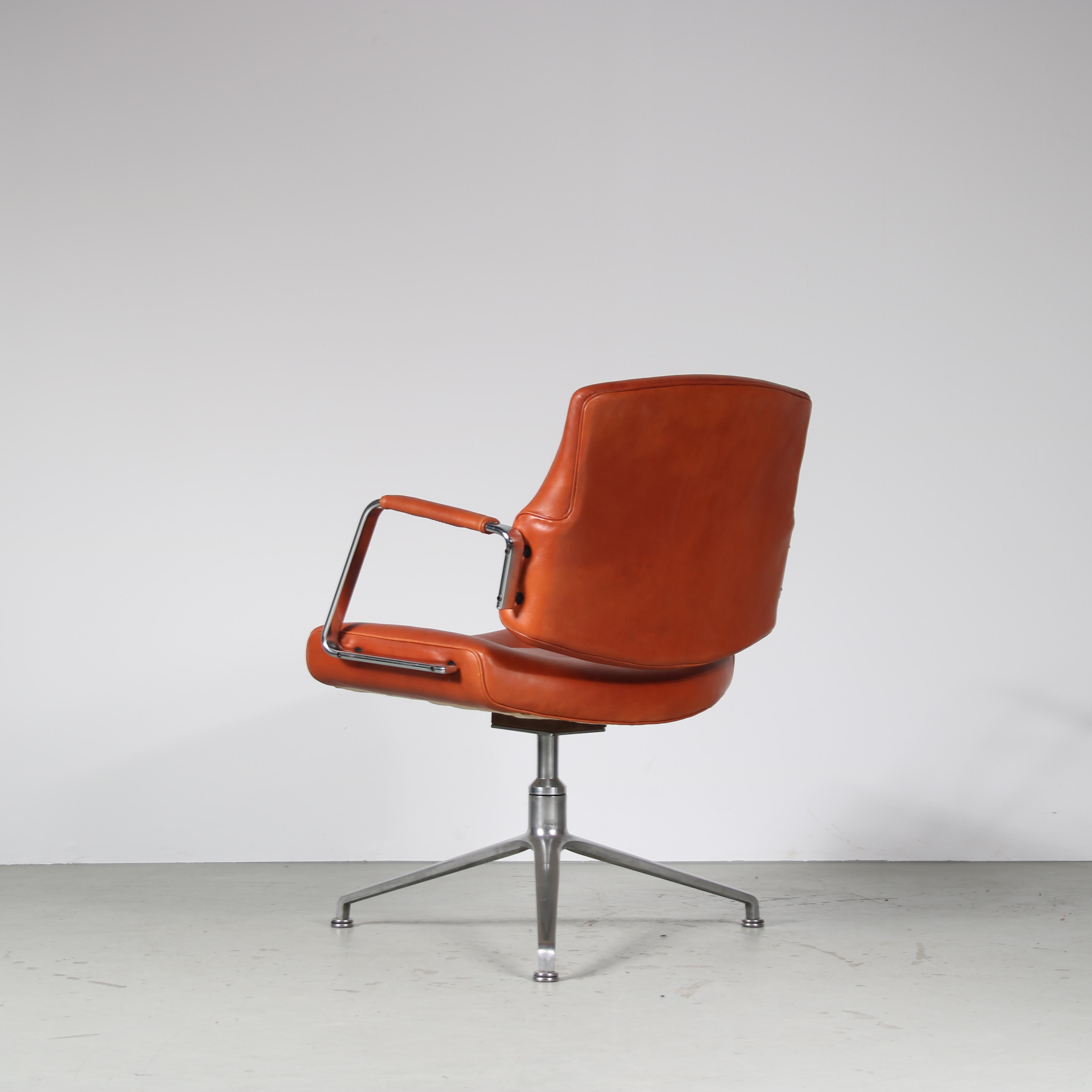 Late 20th Century Office Chair by Preben Fabricius & Jorgen Kastholm for Kill International For Sale