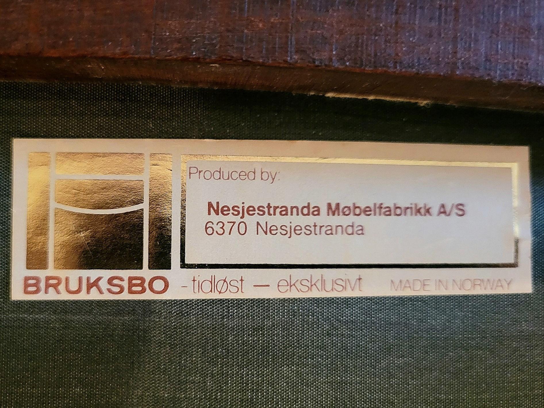 Desk chair by Torbjorn Afdal for Bruksbo-Nesjestranda For Sale 6