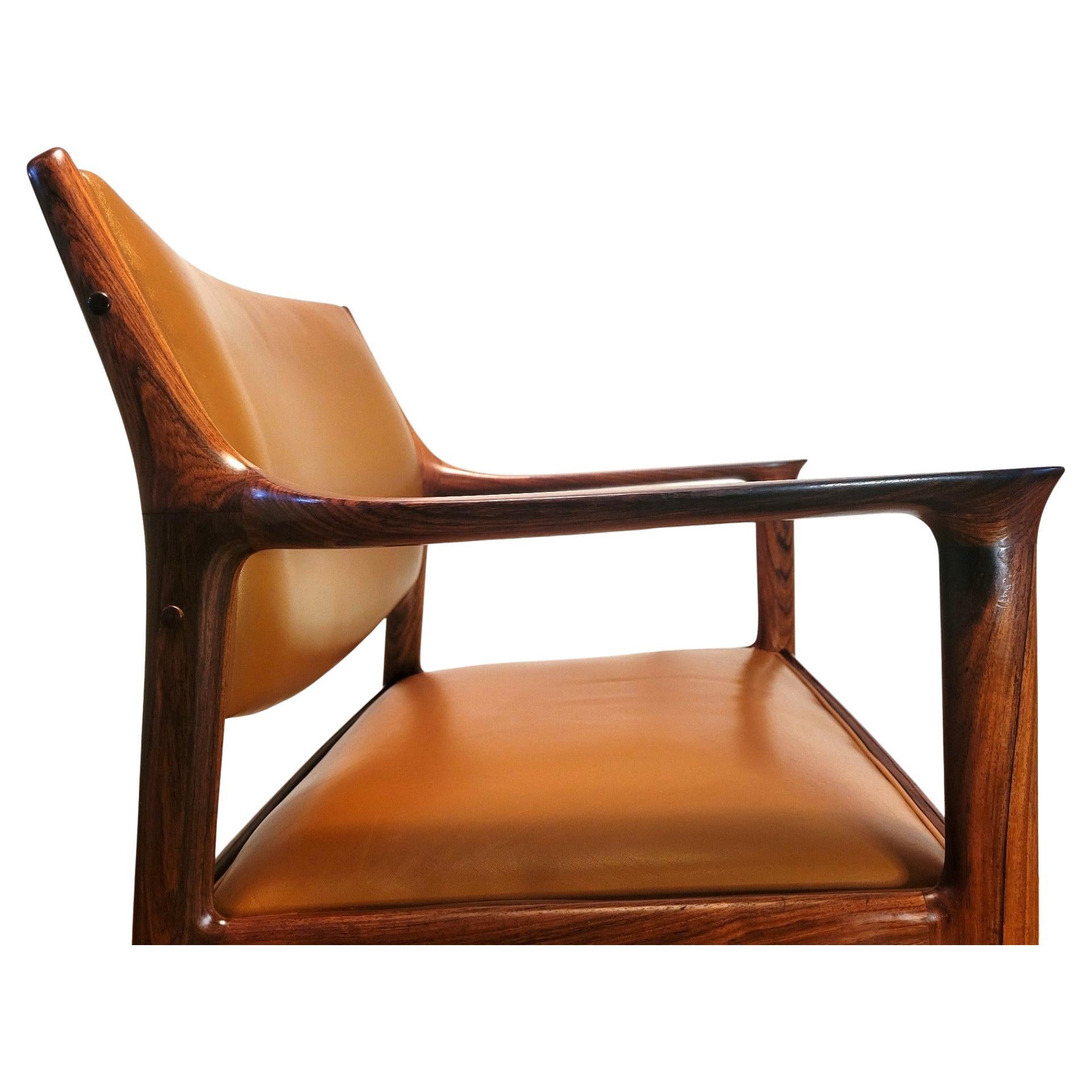 Mid-Century Modern Desk chair by Torbjorn Afdal for Bruksbo-Nesjestranda For Sale