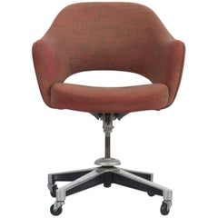 Vintage Office Chair Conference, Design by Eero Saarinen, Manufactured by Knoll Interna