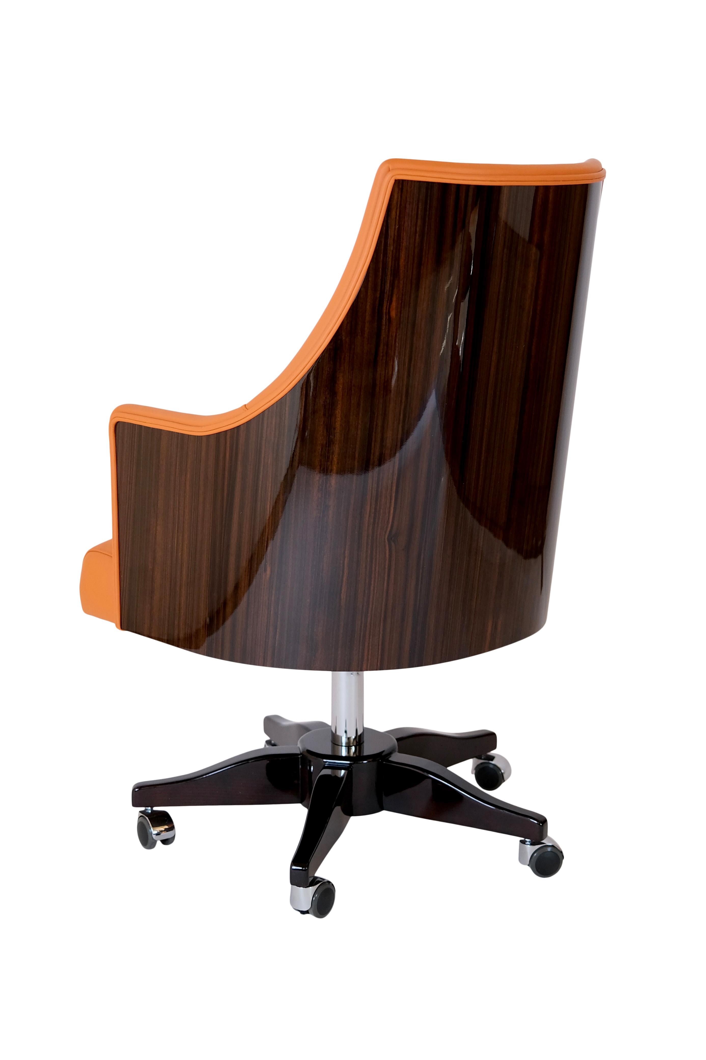 art deco desk chair