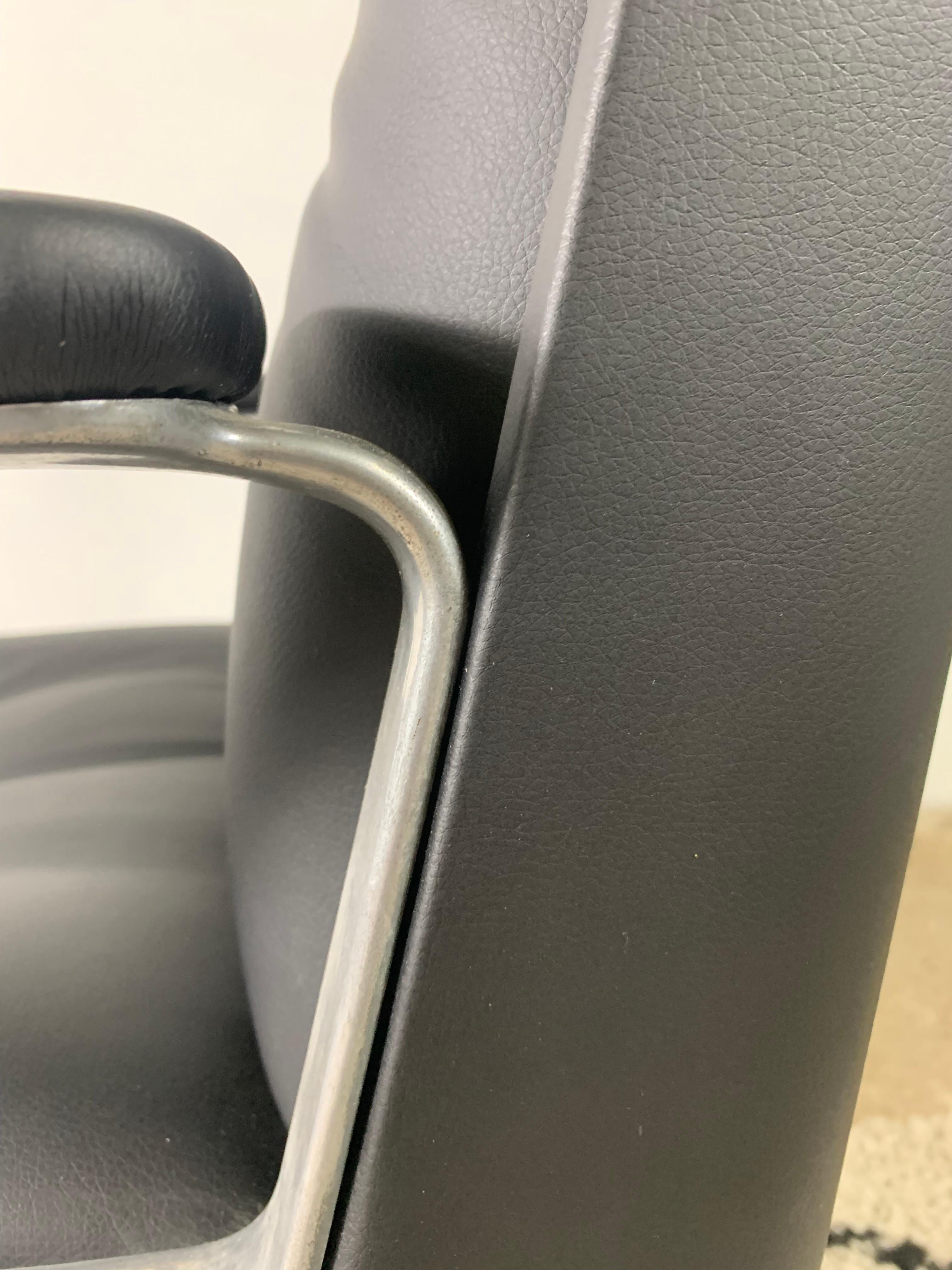 Silla de oficina en polipiel de Vaghi, Italia, años 60 Italiano en venta