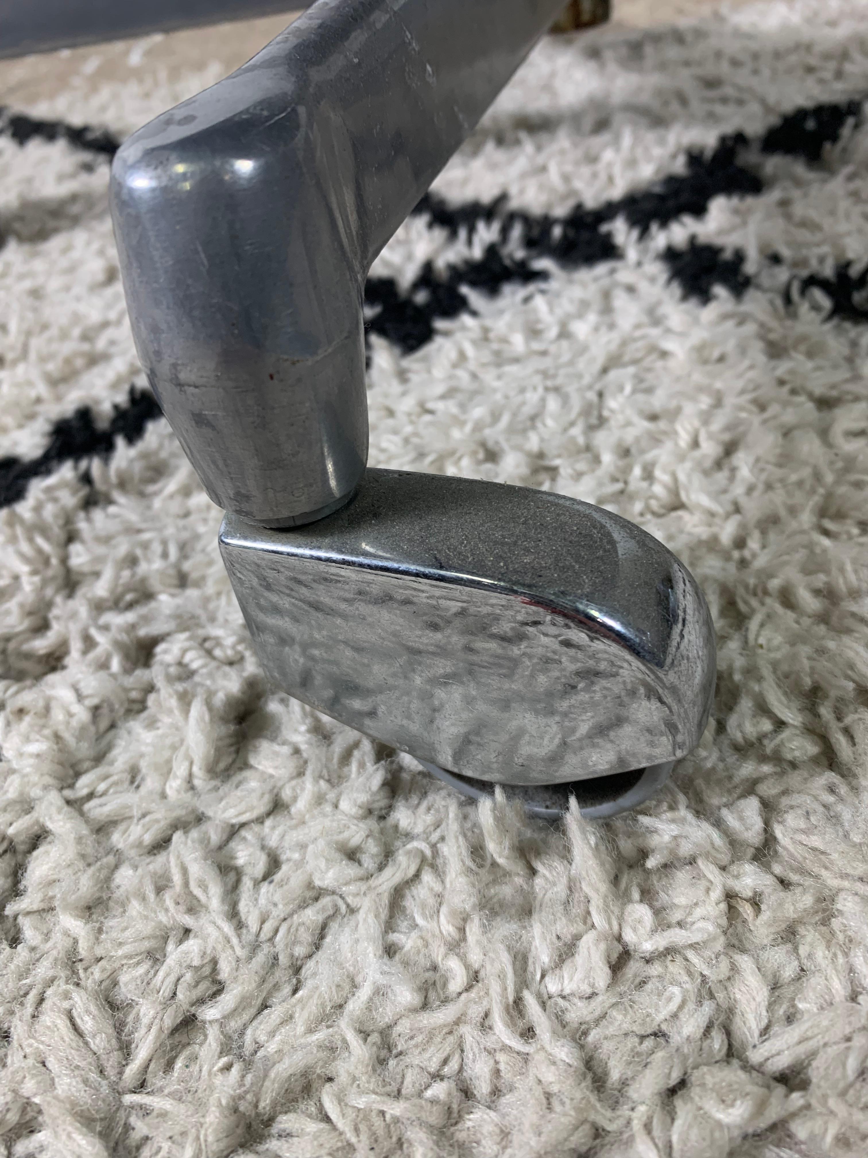 Silla de oficina en polipiel de Vaghi, Italia, años 60 cuero de imitación en venta