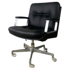 Silla de oficina en polipiel de Vaghi, Italia, años 60