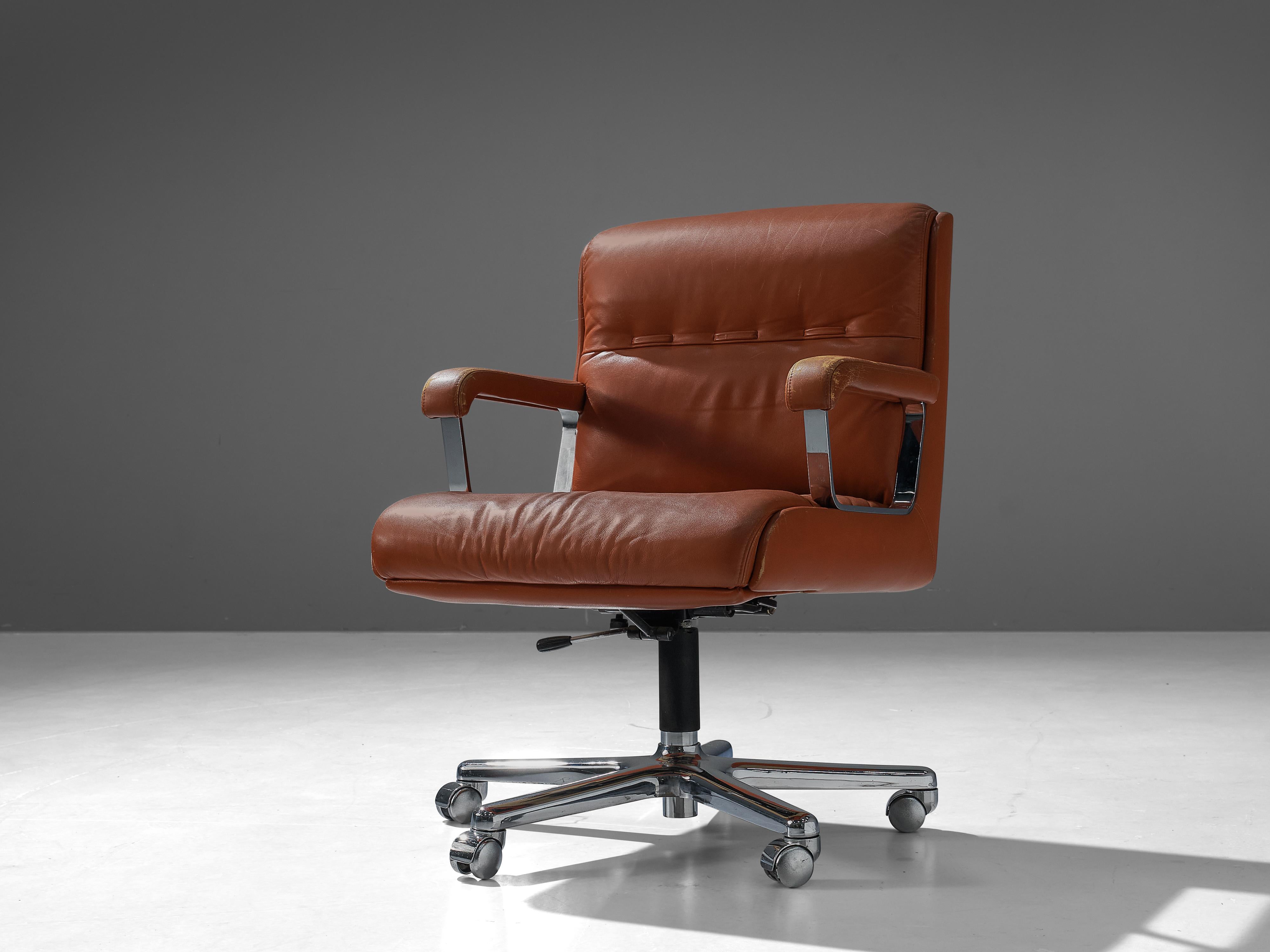 terracotta office chair