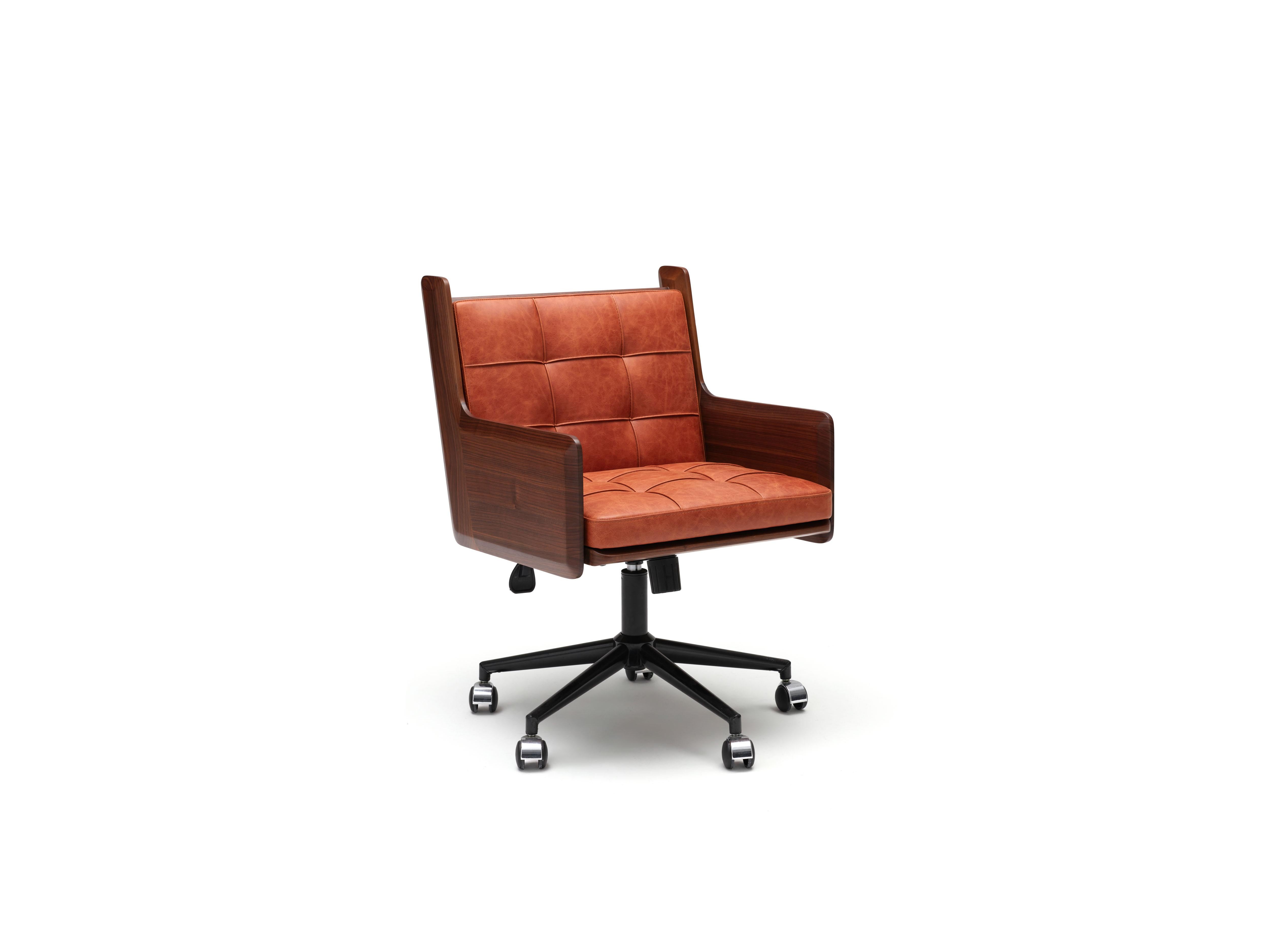 Turkish Office Chair, International Style Wooden Adjustable Office Chair For Sale