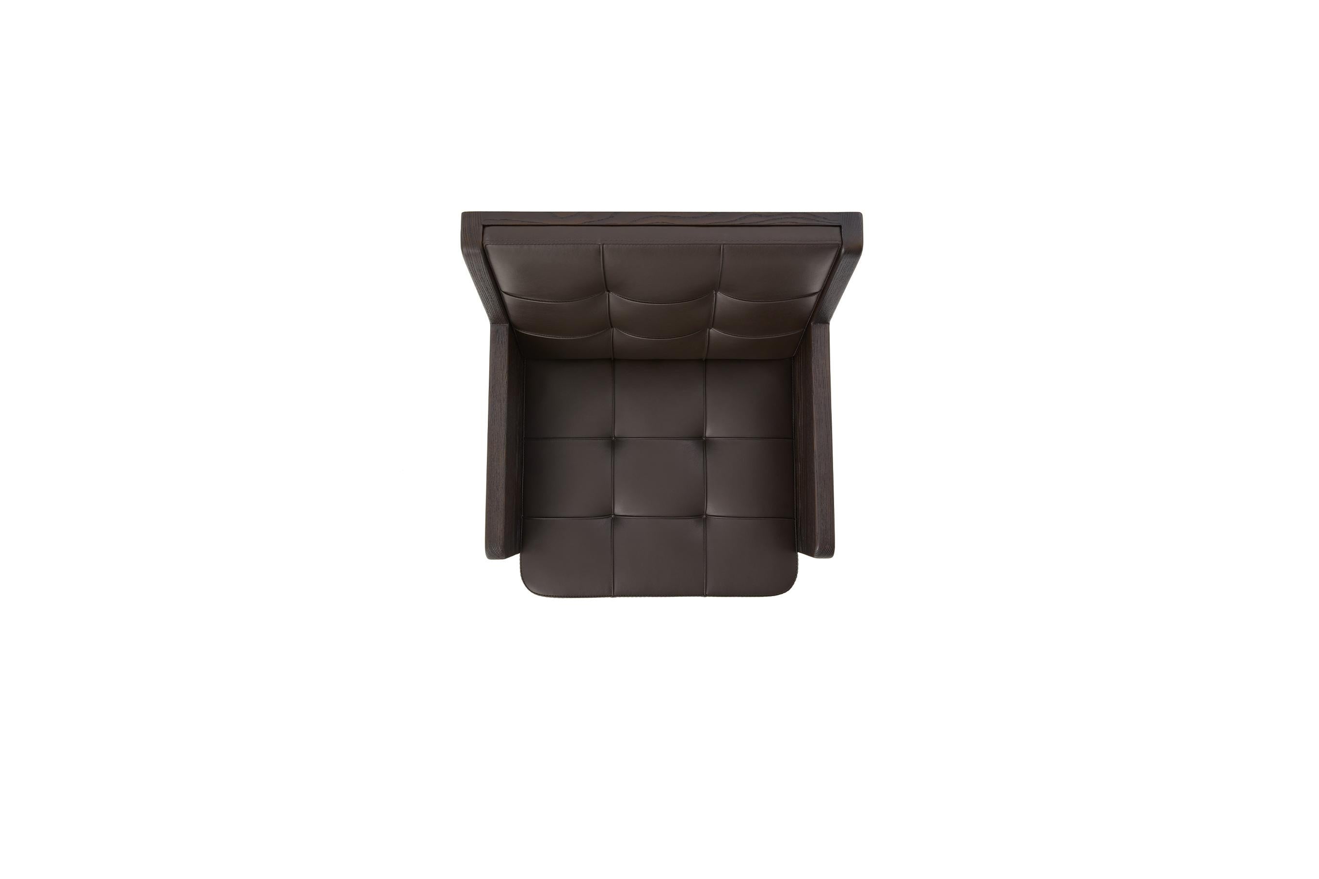 Bürostuhl, International Style Wooden Adjustable Office Chair (21. Jahrhundert und zeitgenössisch) im Angebot