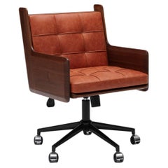 Silla de Oficina, Silla de Oficina Ajustable de Madera de Estilo Internacional