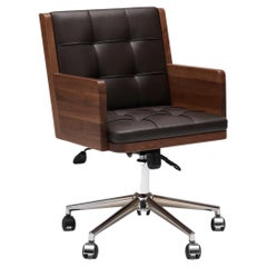 Silla de Oficina, Silla de Oficina Ajustable de Madera de Estilo Internacional