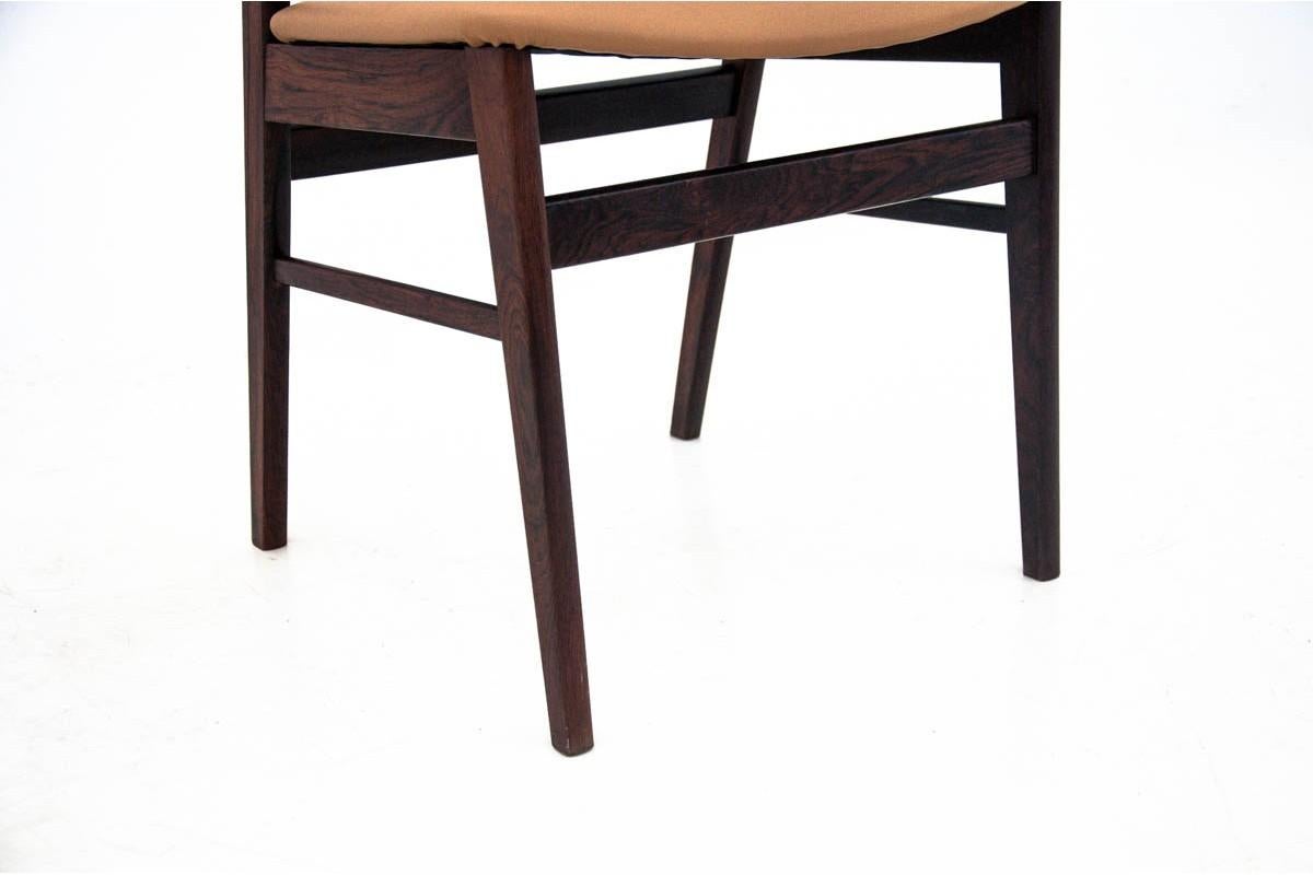 Scandinave moderne Chaise de bureau, Kai Kristiansen, Model Fire, Danemark, années 1960, après rénovation en vente