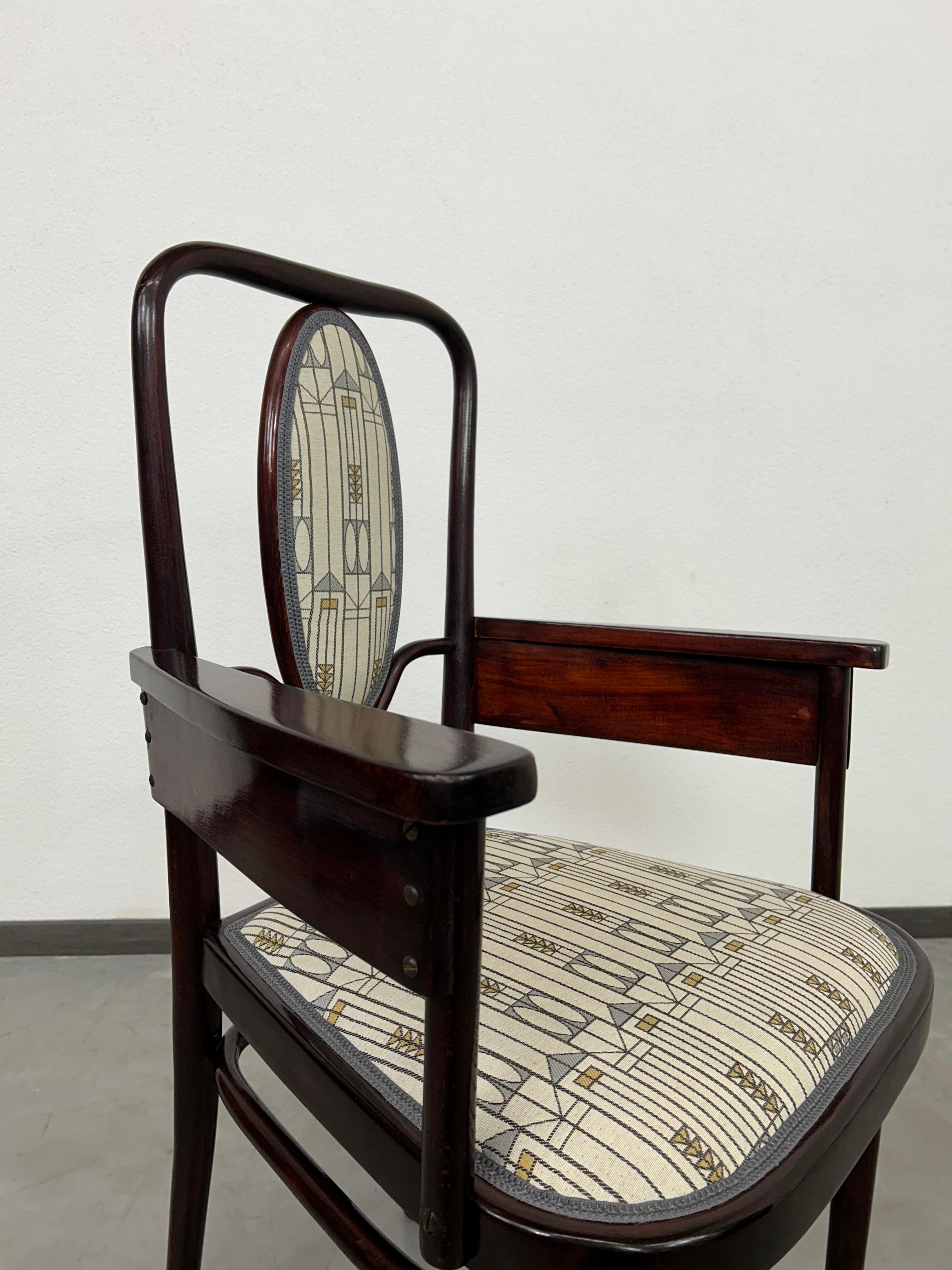 Sécession viennoise Chaise de bureau n°414 de Marcel Kammerer