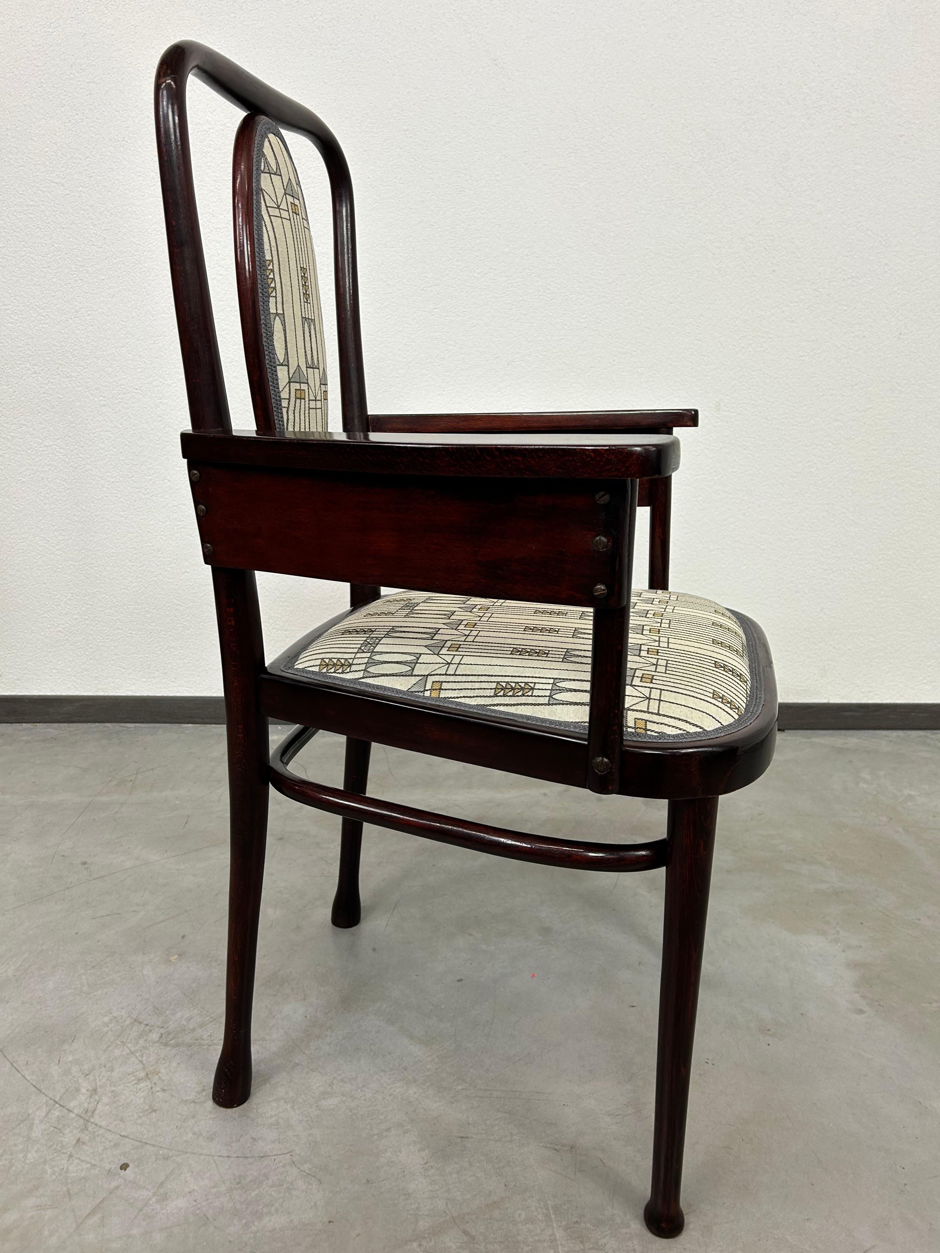 Début du 20ème siècle Chaise de bureau n°414 de Marcel Kammerer