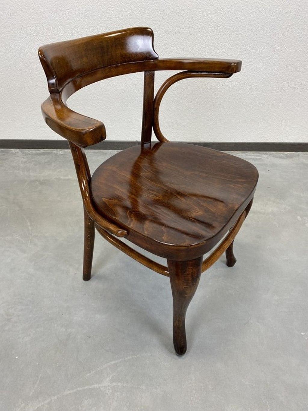 Vienna Secession Office Chair No.6150 by Adolf Loos for Thonet For Sale