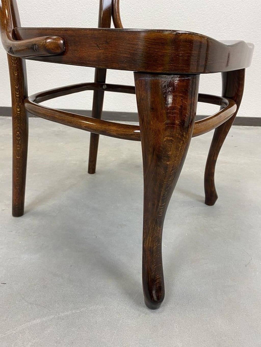 Legno curvato Sedia da ufficio No.6150 di Adolf Loos per Thonet in vendita