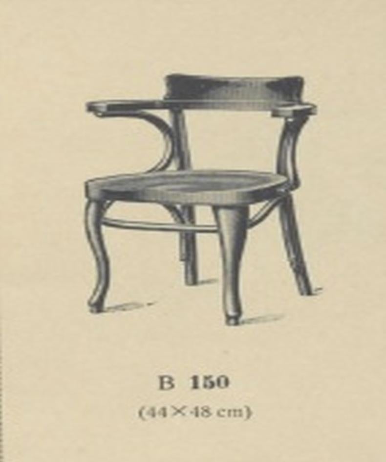 Sedia da ufficio No.6150 di Adolf Loos per Thonet in vendita 1