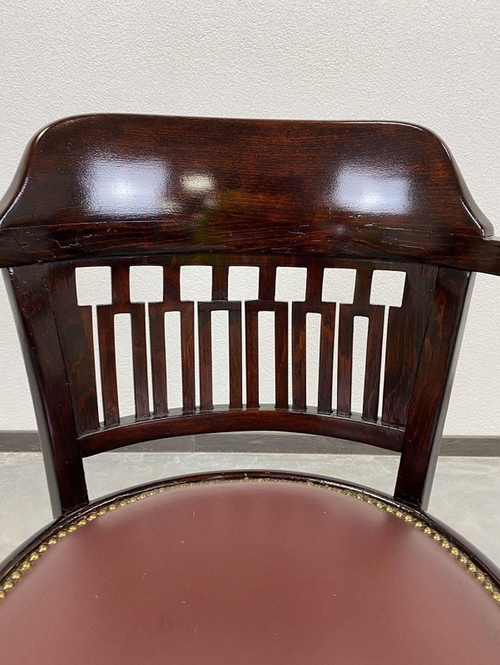 Autrichien Chaise de bureau n° 714 d'Otto Wagner pour J.J.Kohn en vente