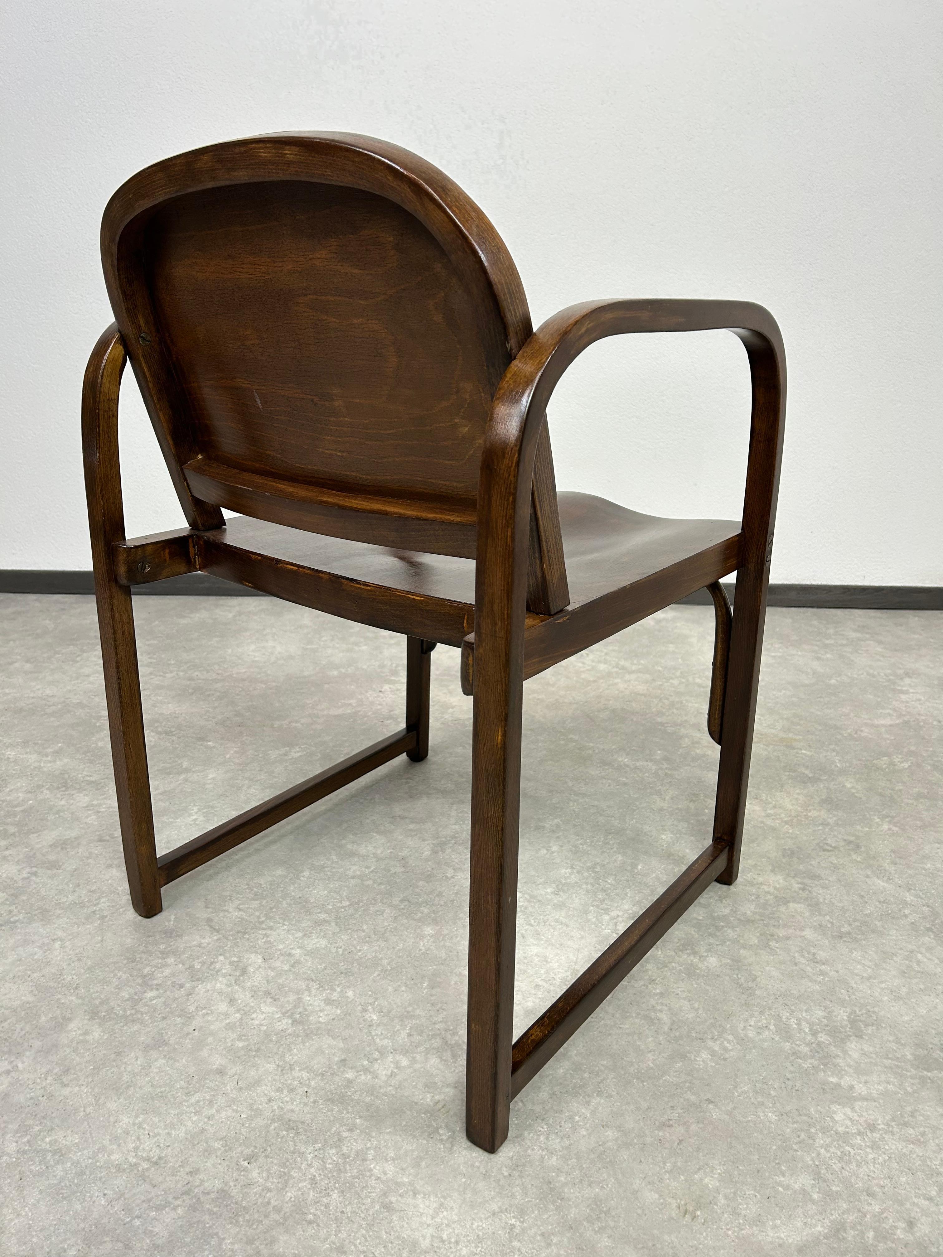 Hêtre Siège de bureau Tatra modèle A 745F/6651 en vente