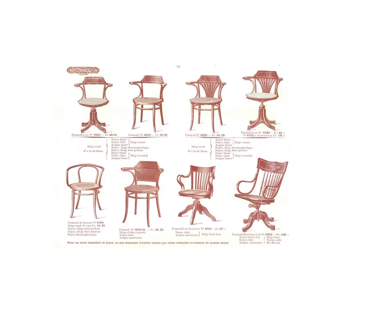 Office Chair Thonet Nr.1519, circa 1914, Adolf Loos 1