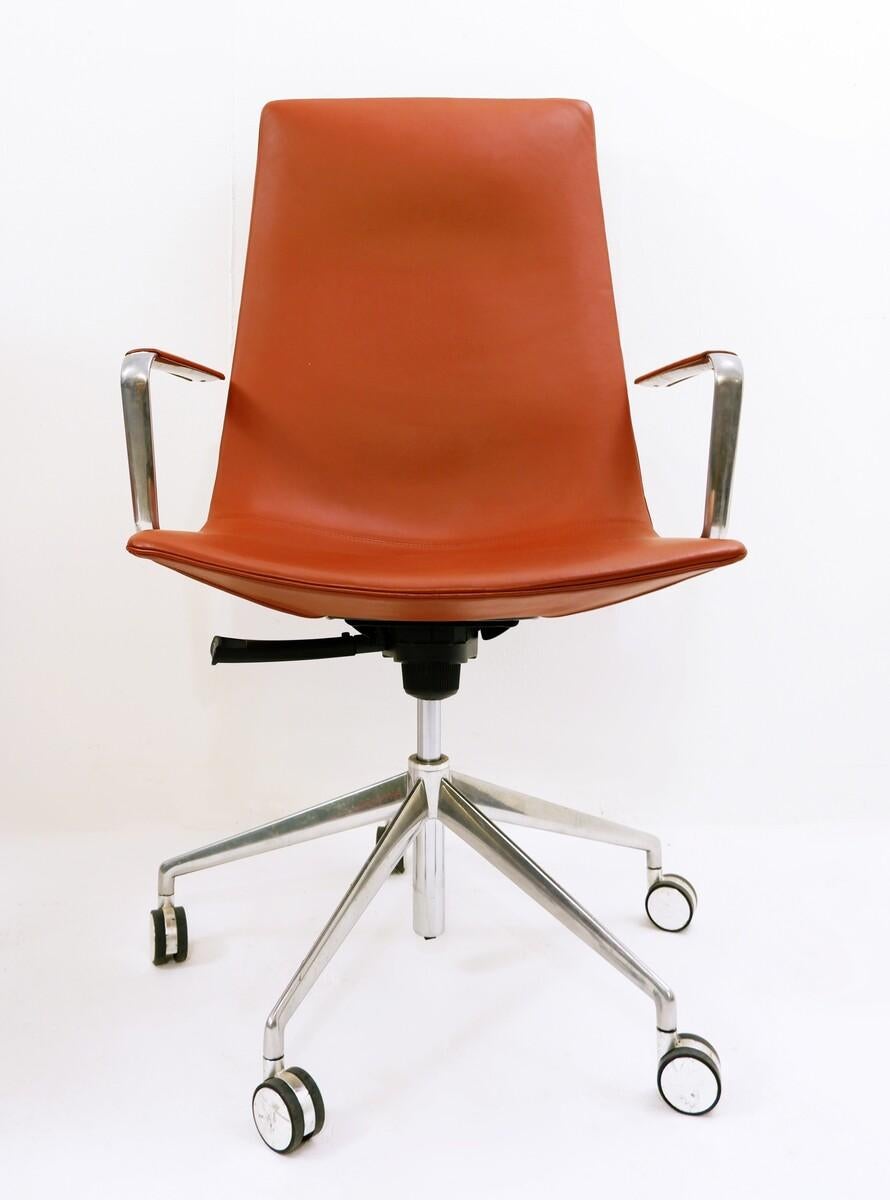 Leather Office Chairs by Lievore, Altherr & Molina for Arper - 2 Available