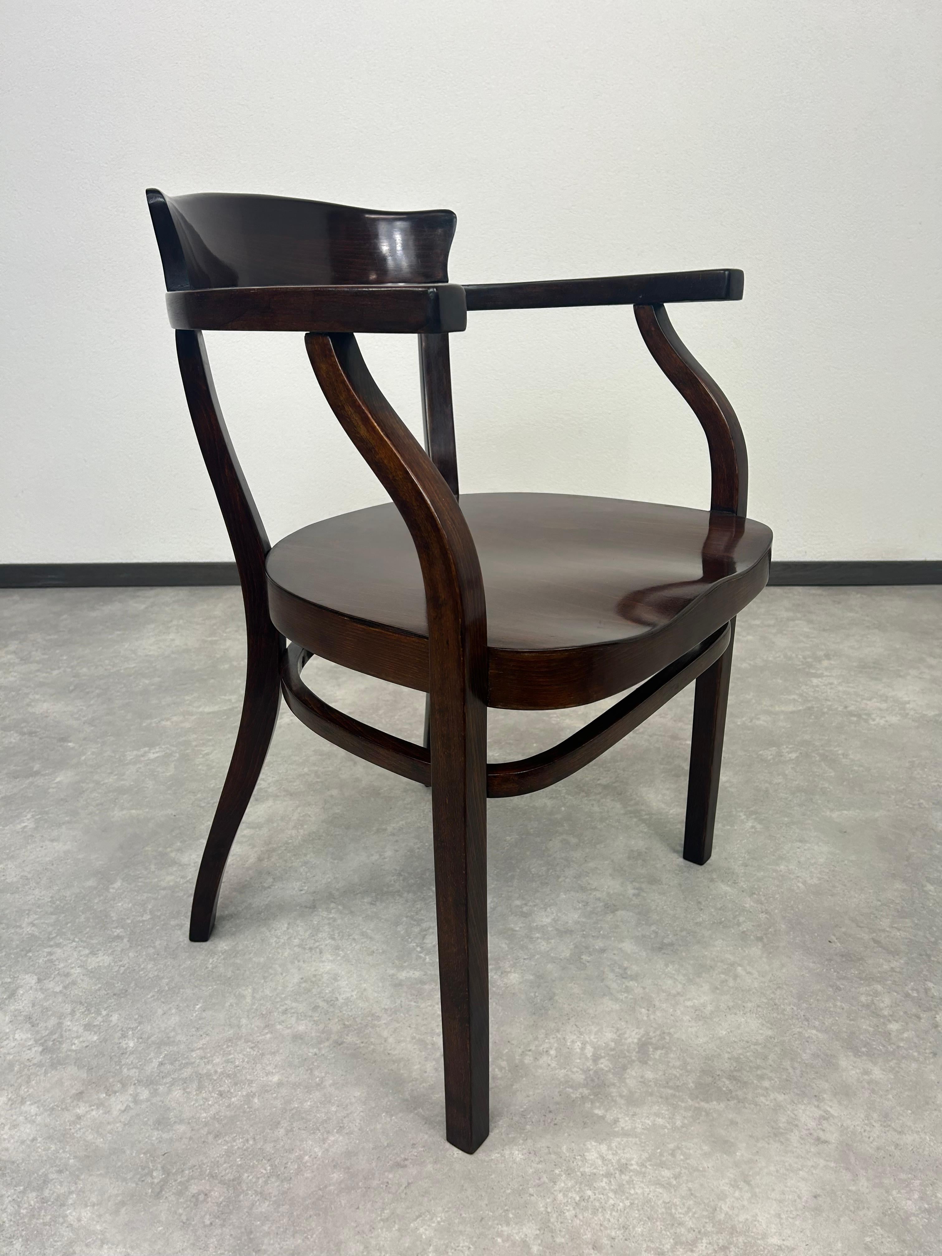 Office chairs no.6048 and no.6148 by Otto Wagner for Thonet In condizioni ottime in vendita a Banská Štiavnica, SK