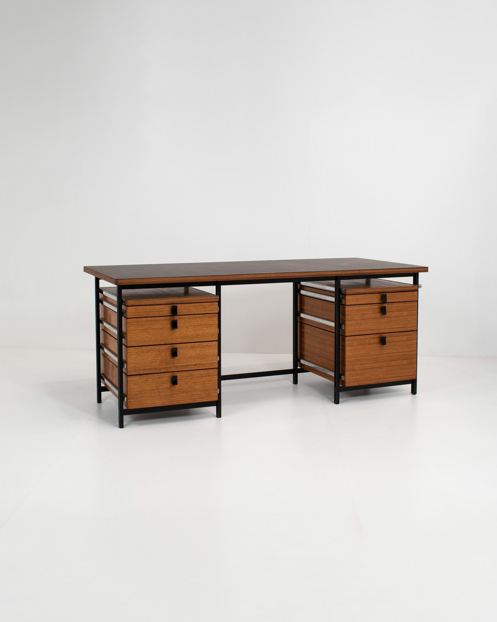 Office Desk by Jules Wabbes for Mobilier Universel, Belgium 1960s 3