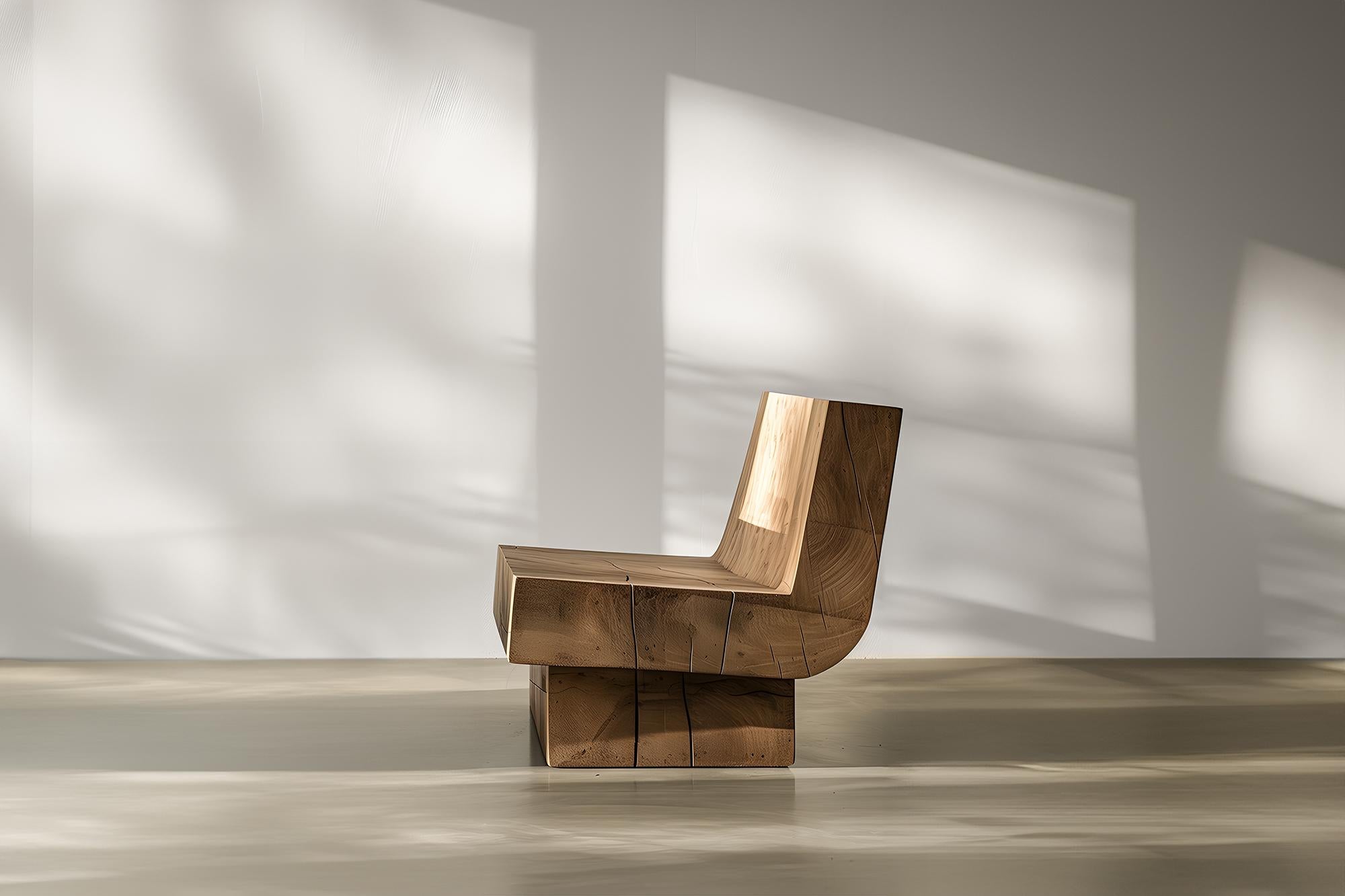 Office Desk Chair Ergonomic Solid Wood Muted by Joel Escalona No17 In New Condition For Sale In Estado de Mexico CP, Estado de Mexico