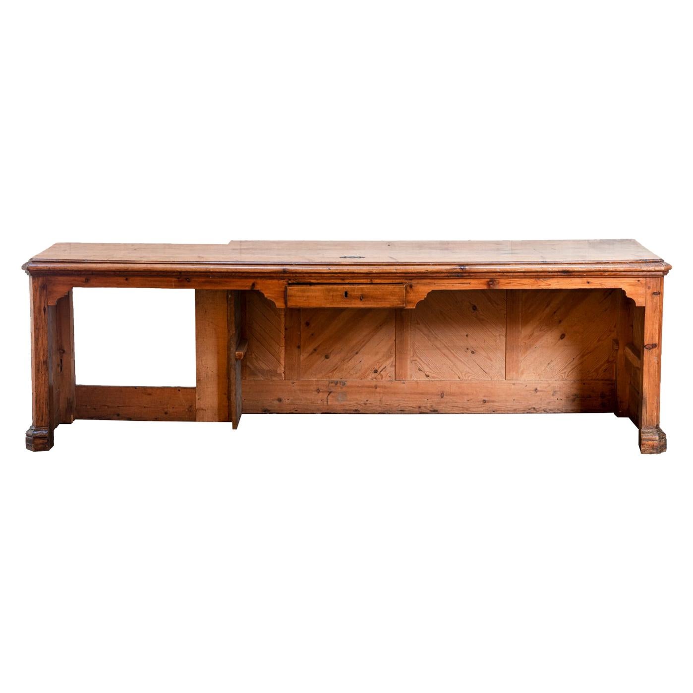 Office Desk in Fir Tree, End of the 19th Century