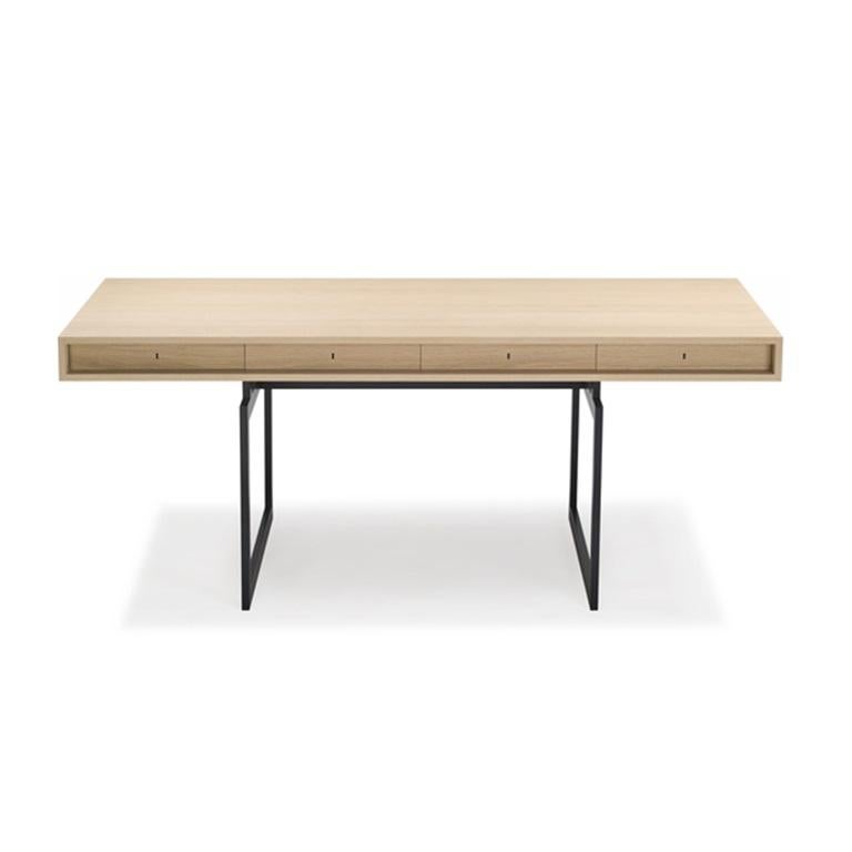 Office Desk in Walnut Red Frame by Bodil Kjaer 1959 for Karakter For Sale 3
