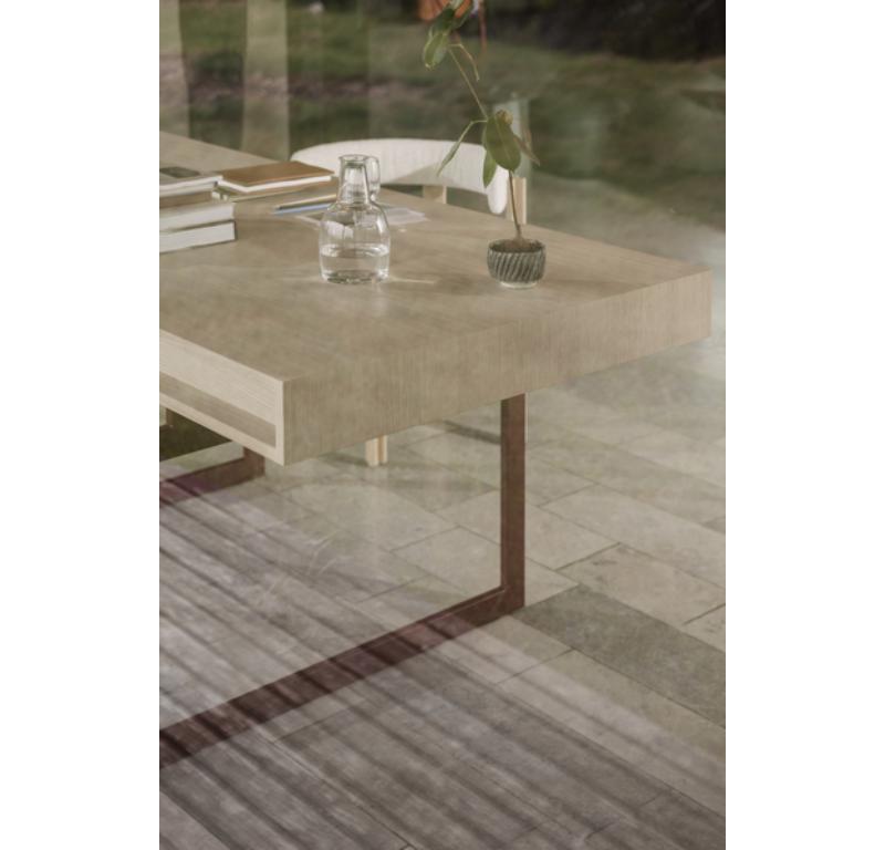 Bureau en noyer avec structure en acier inoxydable par Bodil Kjaer 1959 pour Karakter en vente 5